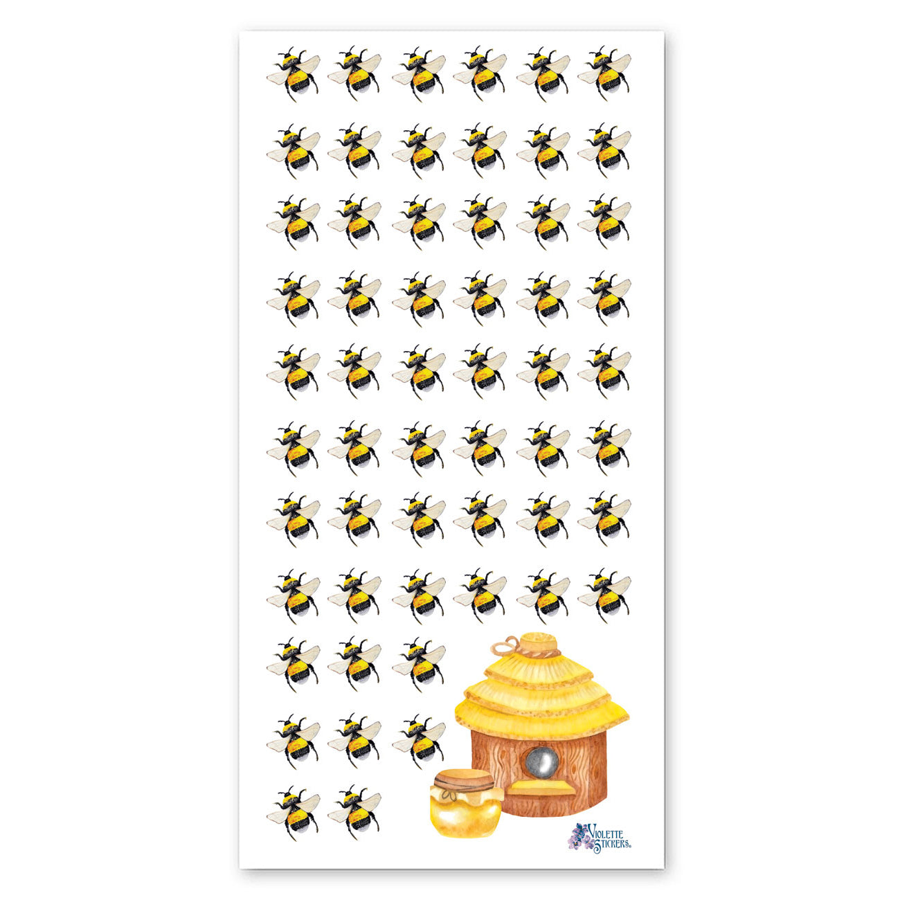  Mini Bees Stickers、mySite、ghnorth