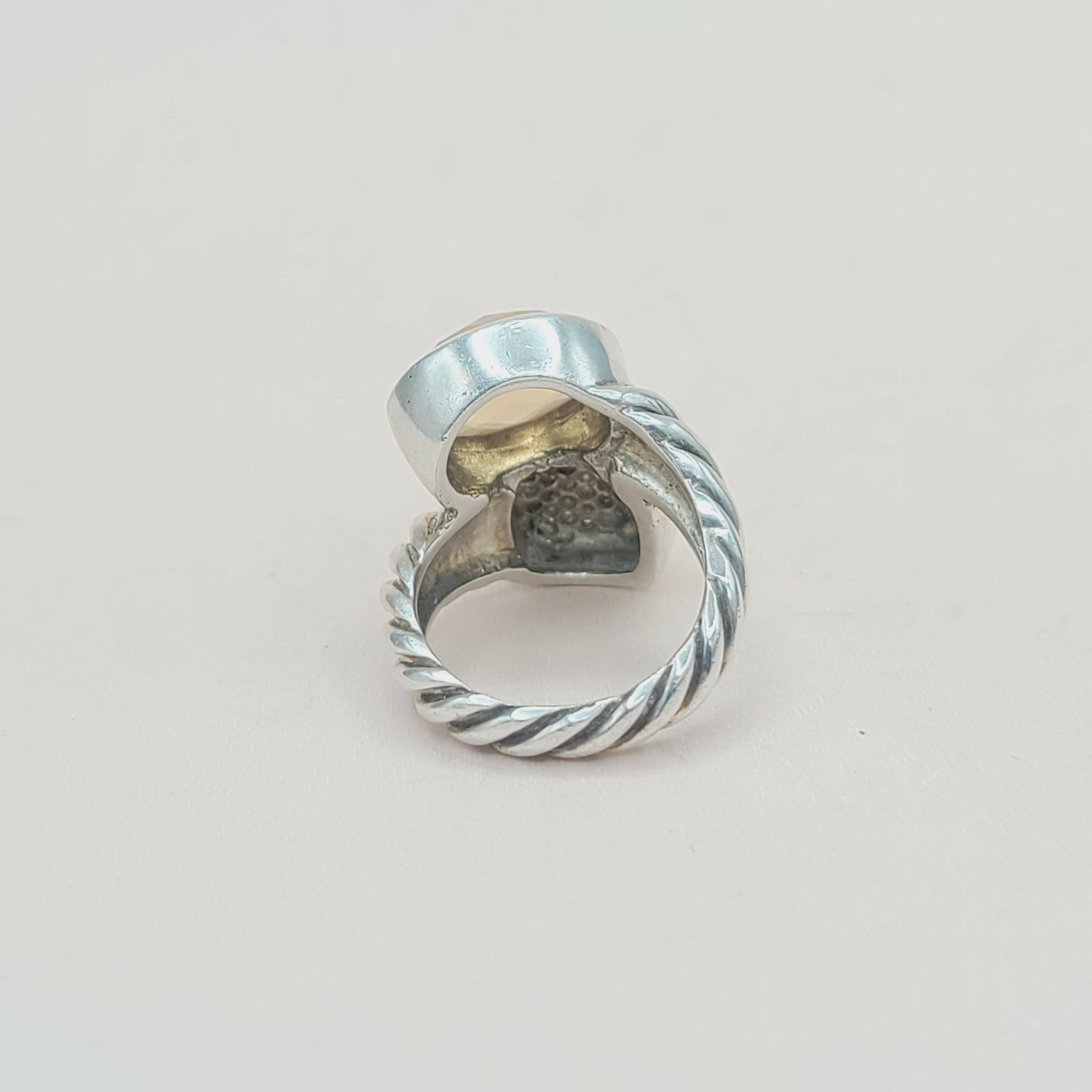 David Yurman Bypass Ring Champagne Citrine & Diamond、mySite、hinf8tx79