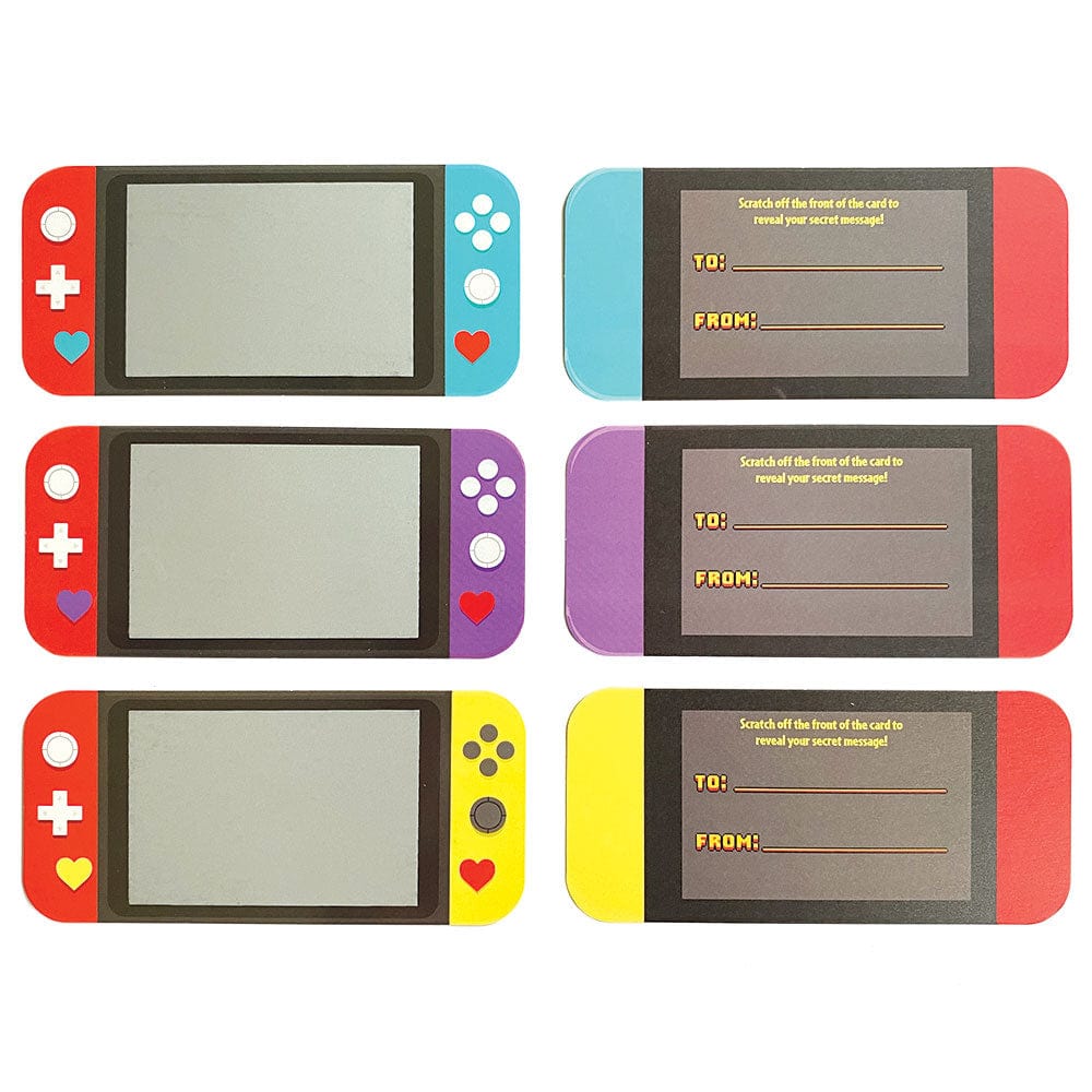  Valentine Cards Set - Video Game Scratch Offs、mySite、ghnorth