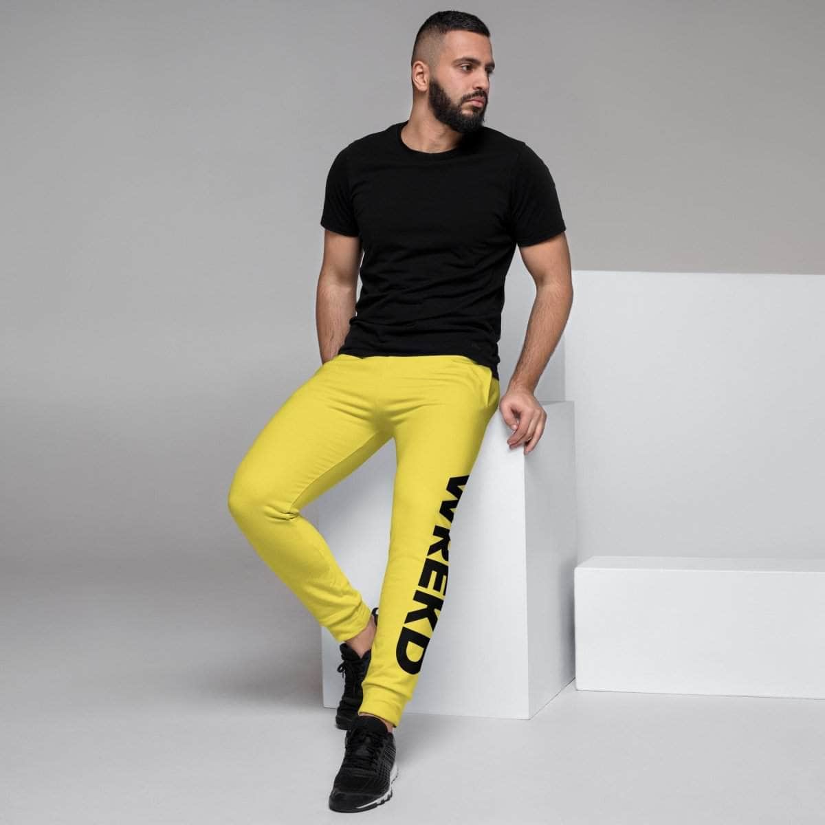  WREKD Drone Racing Men's Joggers - Yellow、mySite、merchandisen