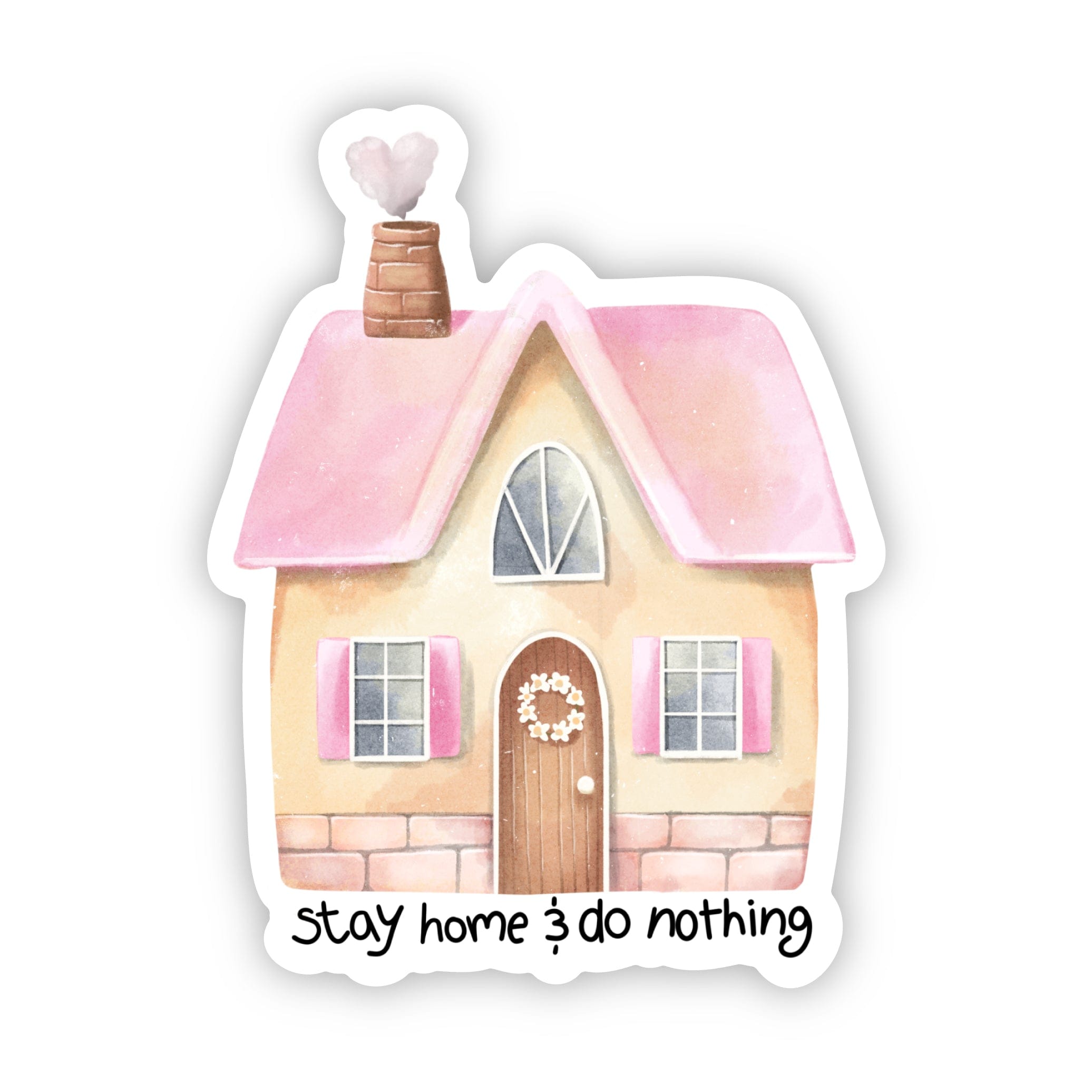  Stay home and do nothing spring sticker、mySite、ghnorth