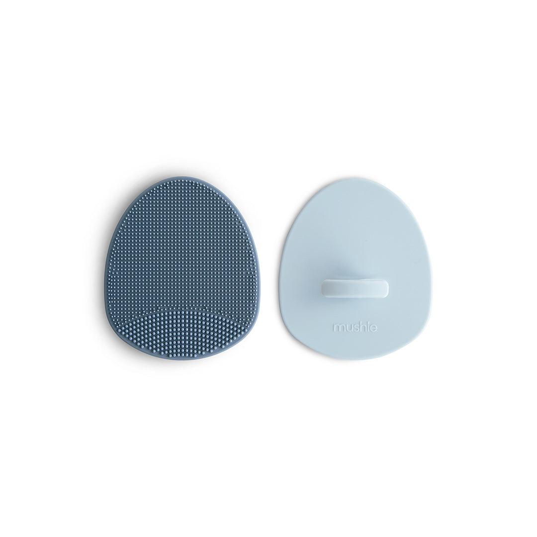  Mushie Cradle Cap Brush | 2-Pack - Tradewinds/Periwinkle、mySite、merchandisen