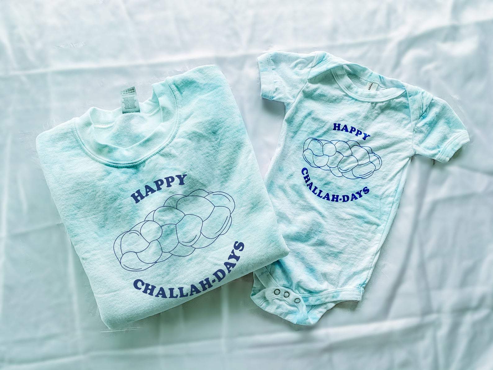 Happy Challah Days Tie Dye Sweatshirt、mySite、topwebapps