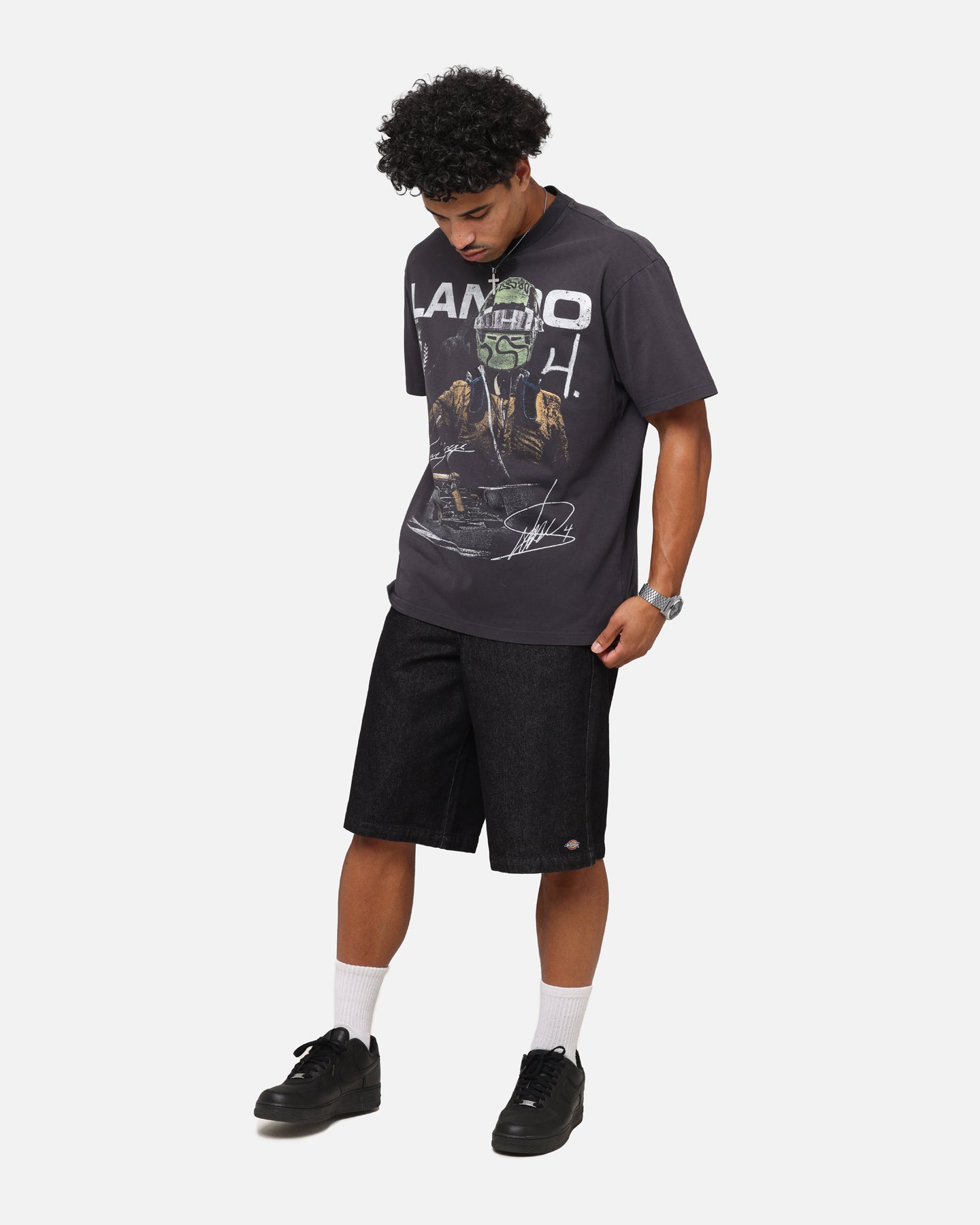Mitchell & Ness X Mclaren Lando Norris Victory T-Shirt Faded Black、mySite、zt4zffjzw