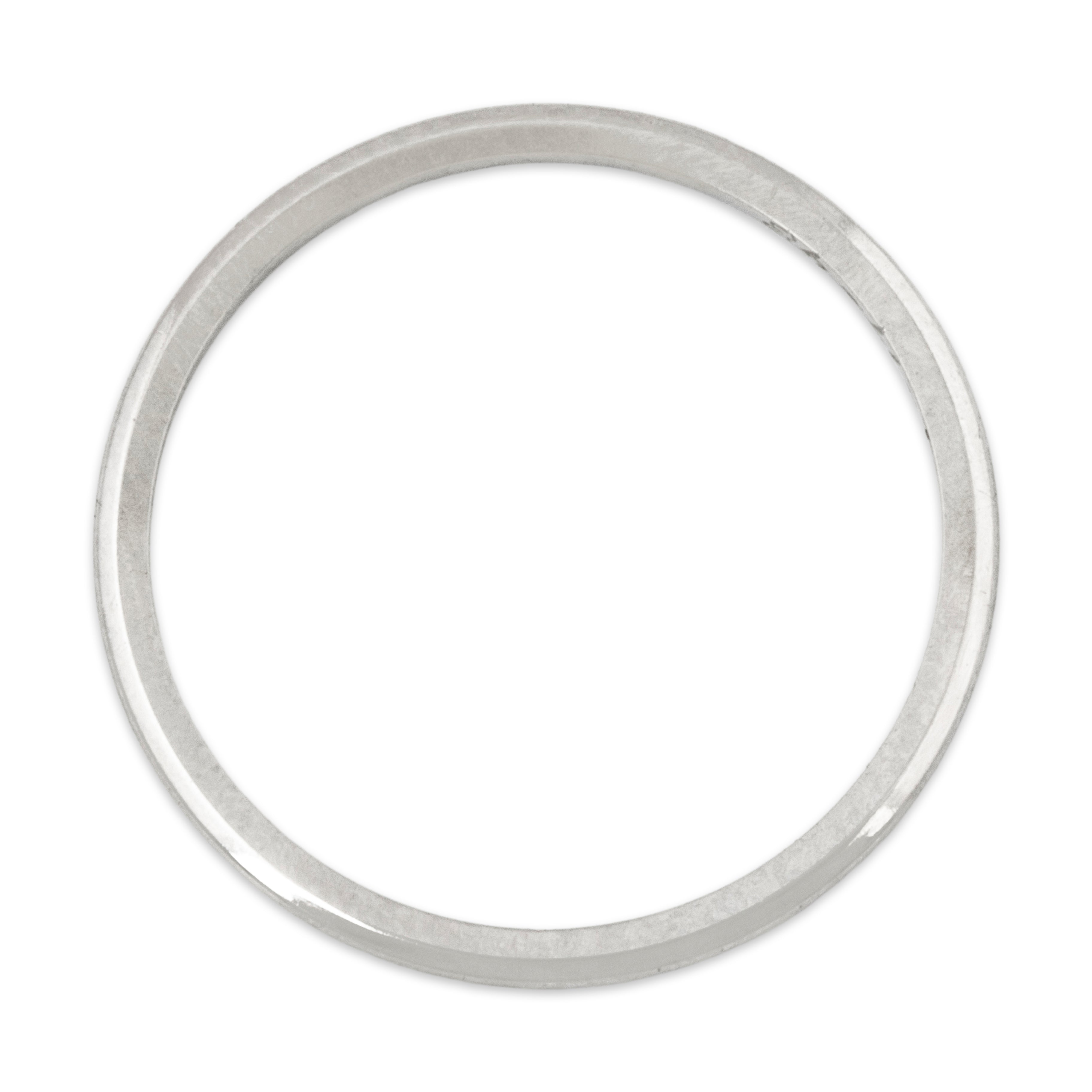 Vintage Platinum Dainty Milgrain Band Ring 7.00、mySite、hinf8tx79