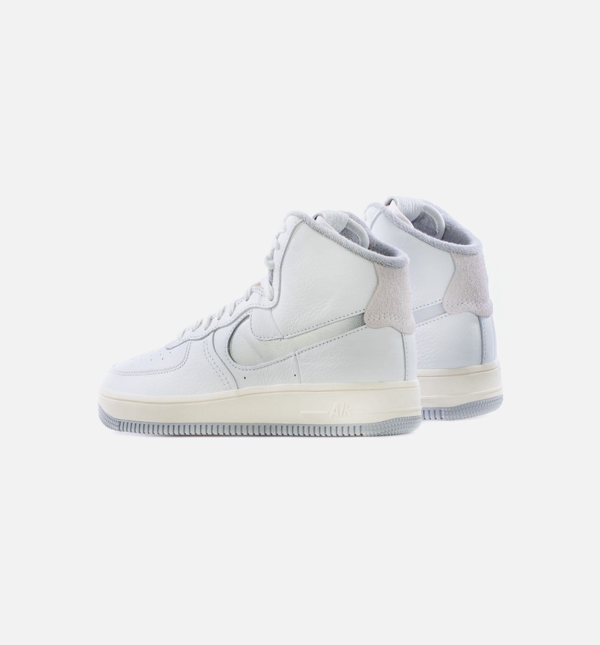 Air Force 1 High Sculpt Silver Womens Lifestyle Shoe - White/Silver、mySite、dreamappss
