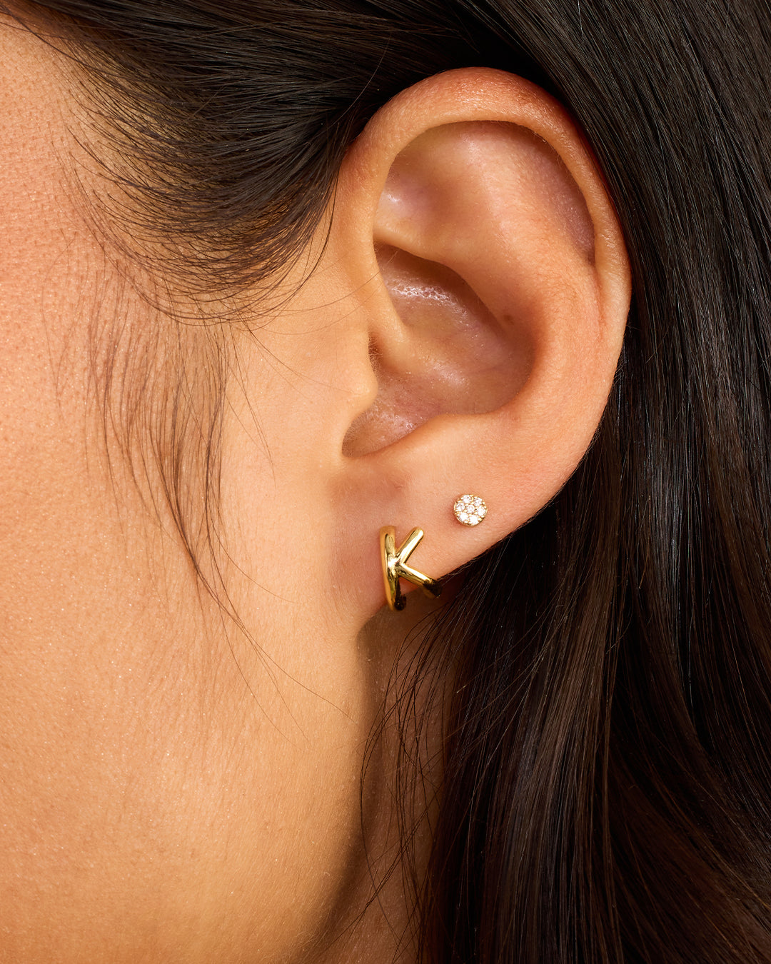 Alphabet Single Huggie、mySite、hinf8tx79