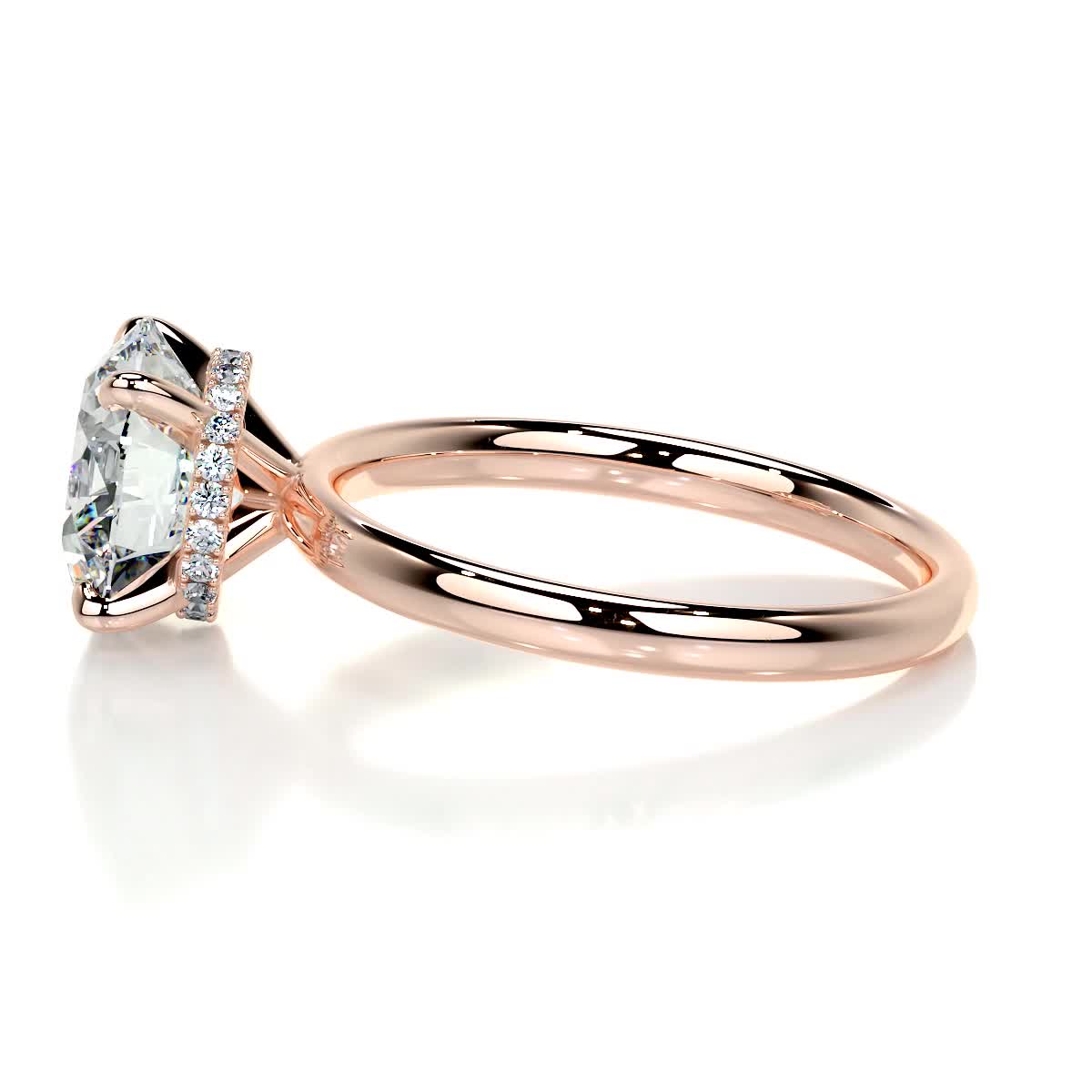 Willow Diamond Engagement Ring -14K Rose Gold、mySite、hinf8tx79