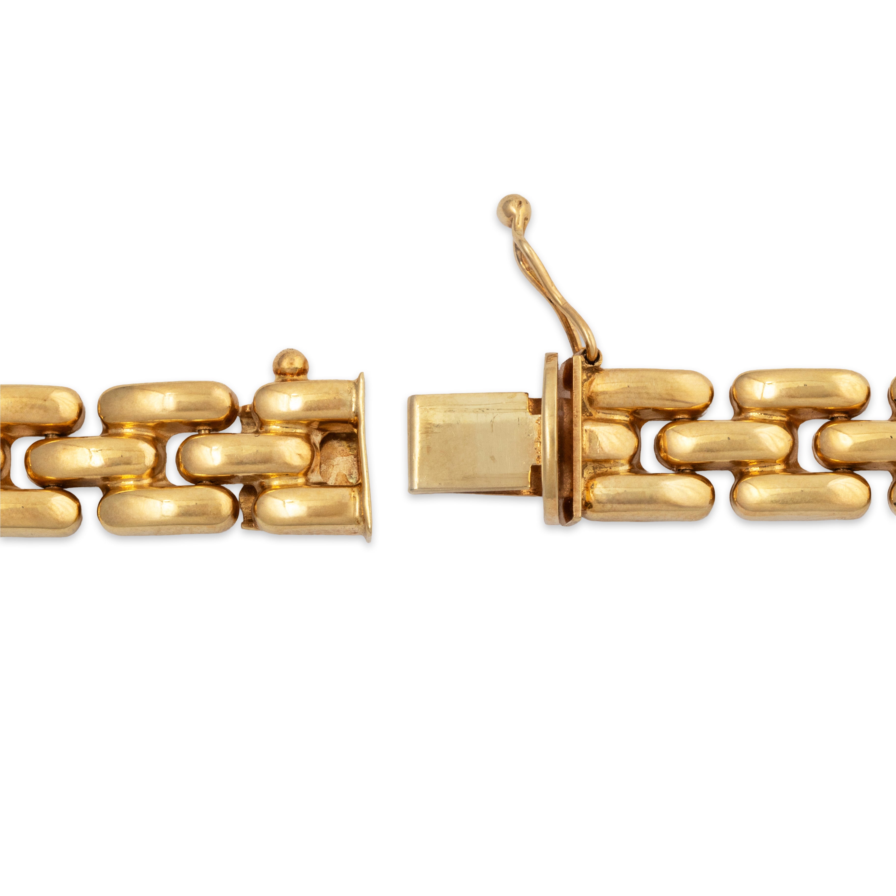 Vintage Italian 14k Yellow Gold Link Bracelet 7.25、mySite、hinf8tx79