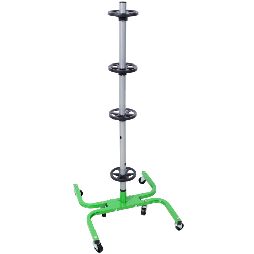 Storage Stand With Wheels 275 LBS Total Capacity Uses Six 2in Swivel Caster Wheels green color、、eastwooduniform