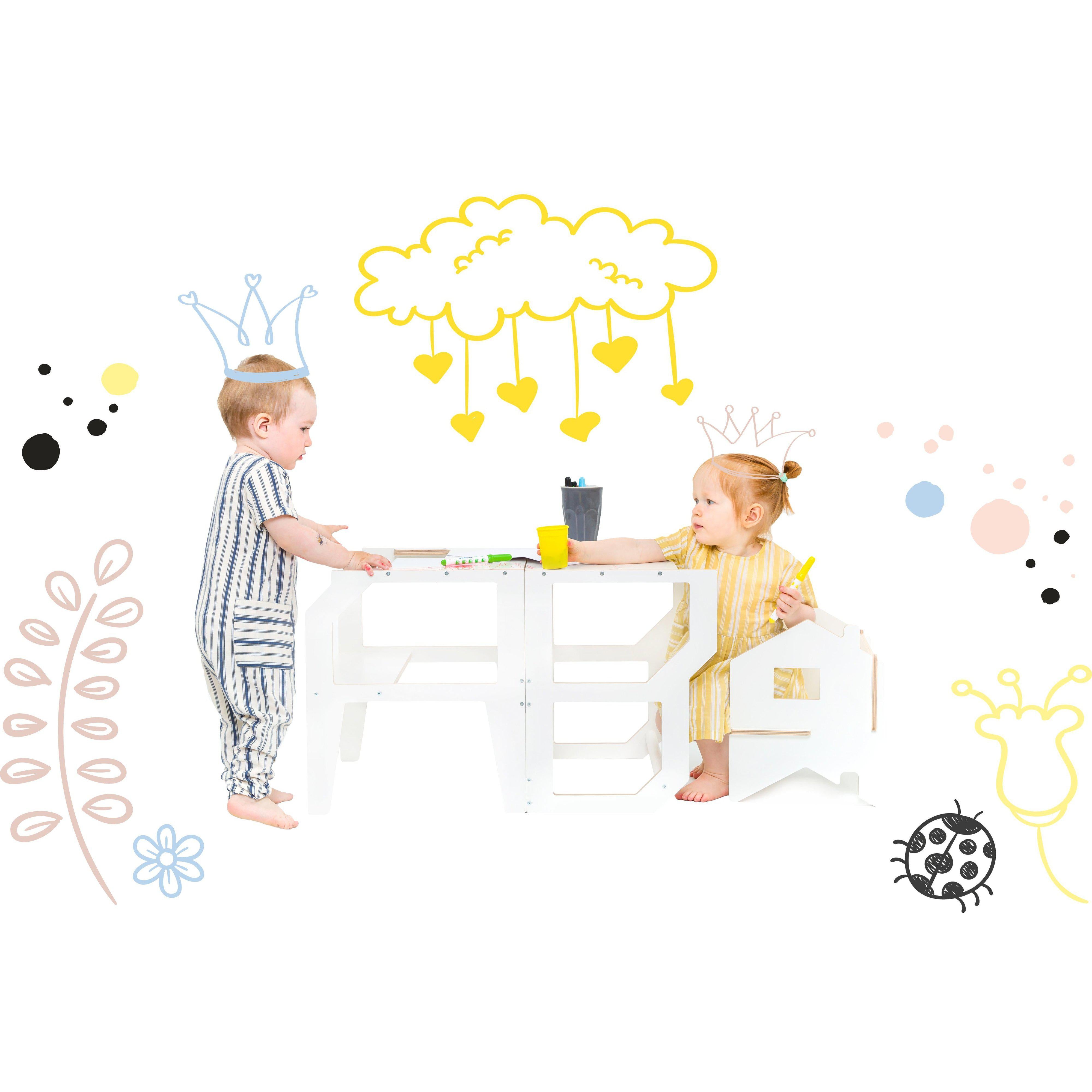 Wooden Angle Multi-Function Kids Chair Table Learning Tower、mySite、gigharbornorthrealestate