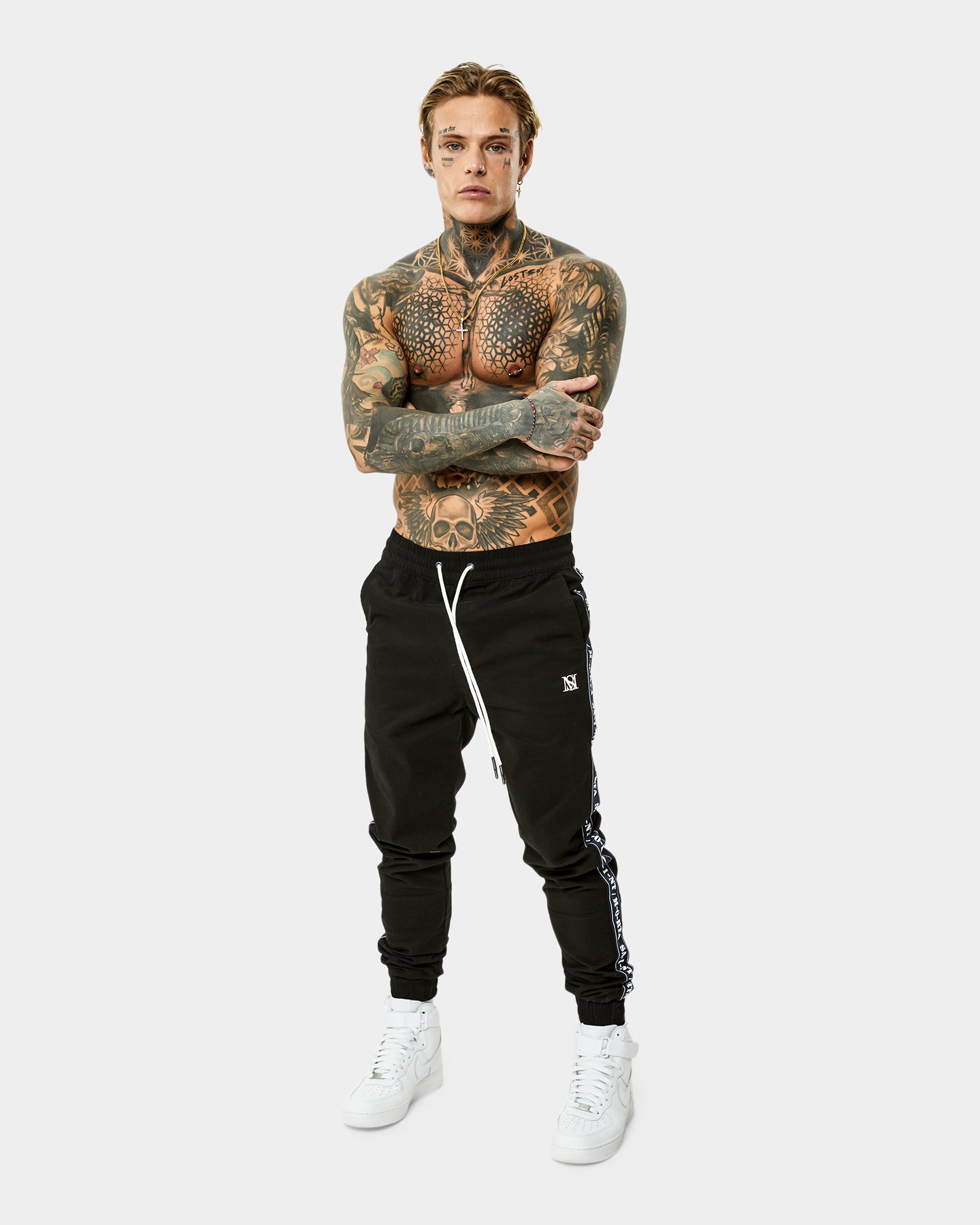 Saint Morta Monolith Sport Joggers Black/Navy、mySite、zt4zffjzw