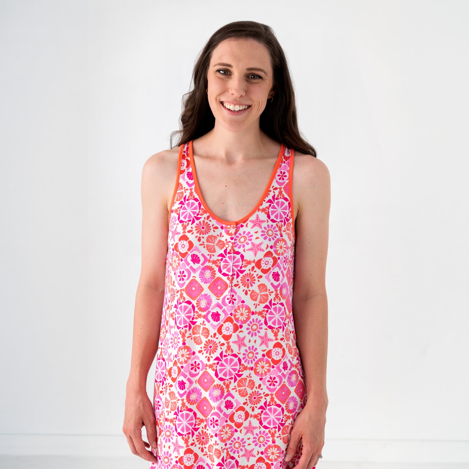  Coastal Gems Women's Sleeveless Nightgown、mySite、layawaytickets