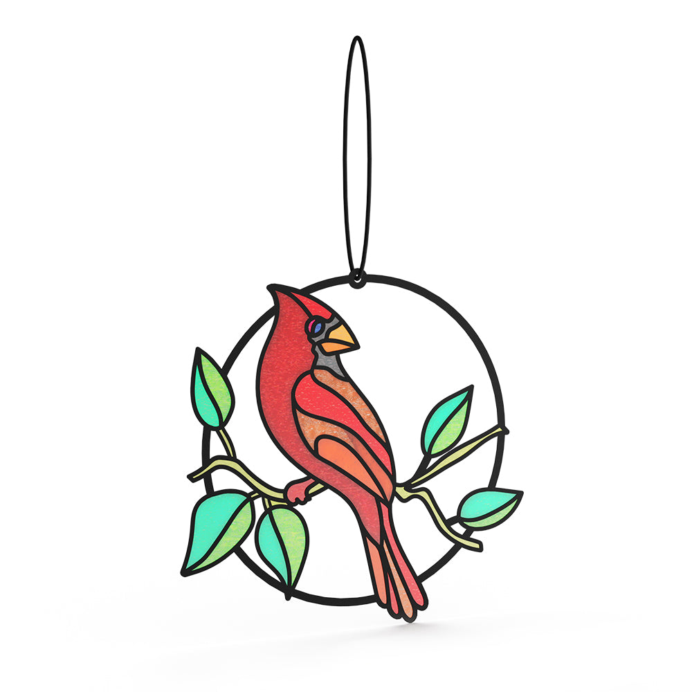 Sign of Love Cardinal Suncatcher Card、mySite、solidvoid