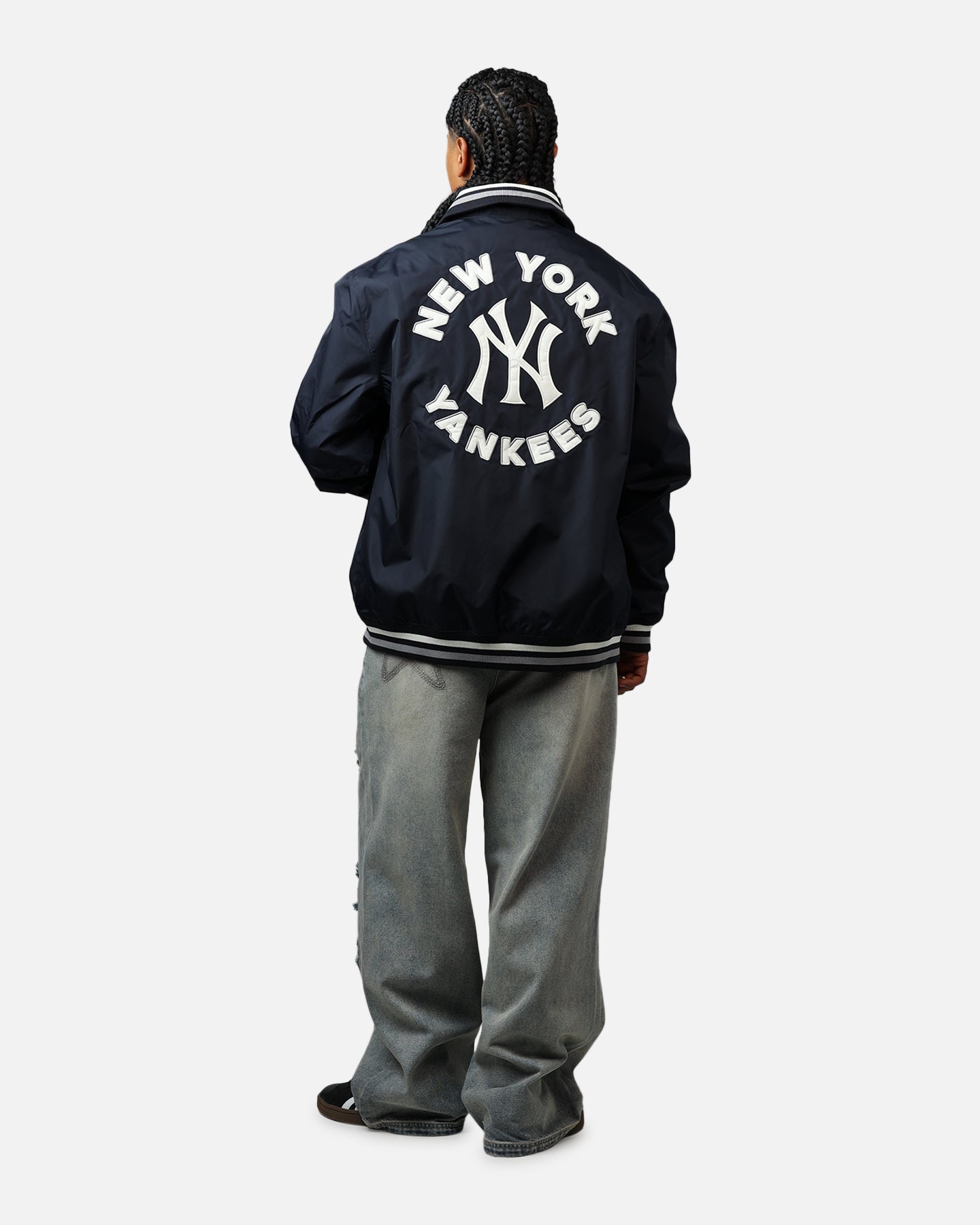 New Era New York Yankees Throwback Jacket Navy、mySite、zt4zffjzw