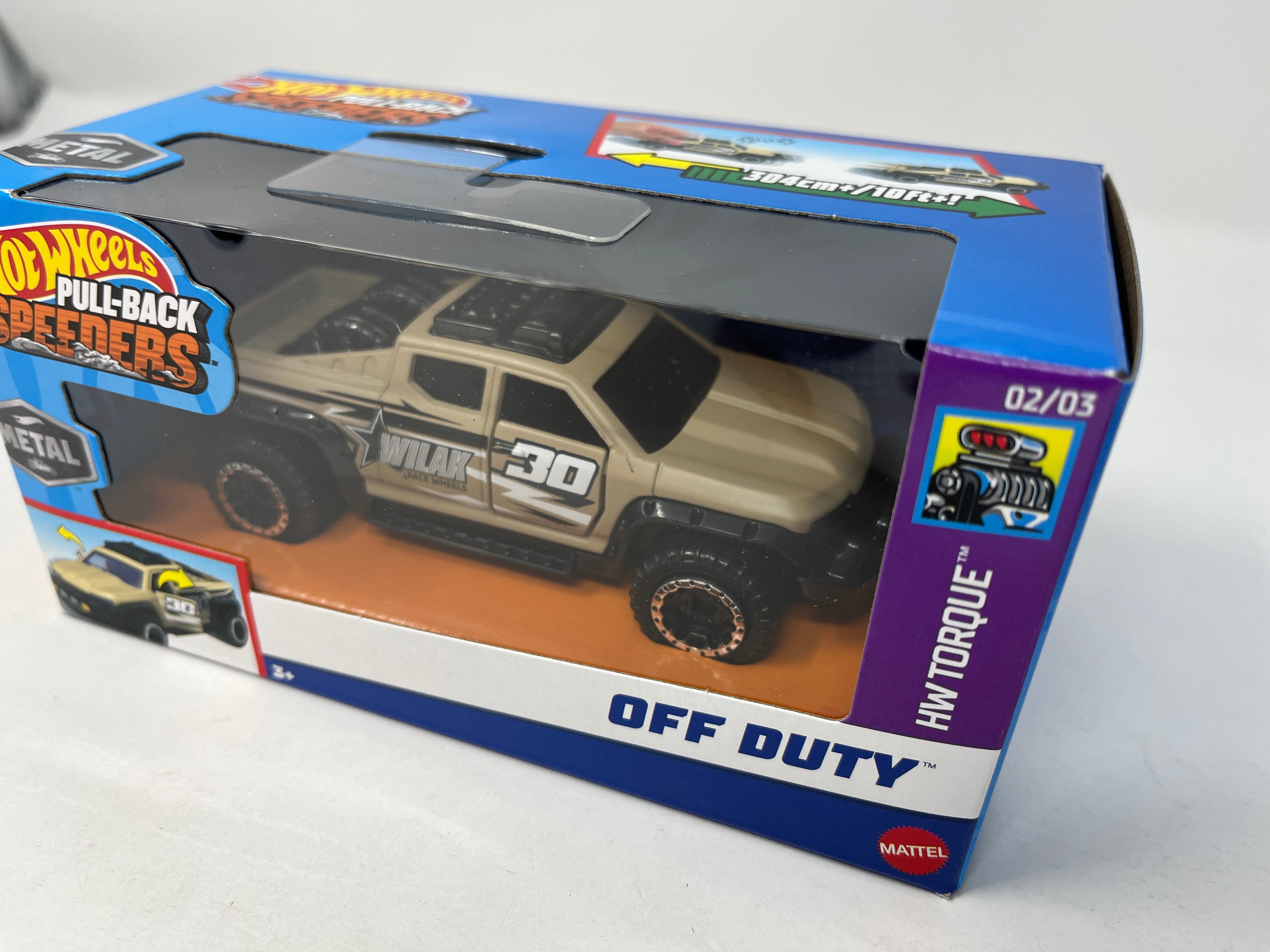 Off Duty * Tan * 2024 Hot Wheels Pull-Back Speeders 1:43 scale、mySite、hgirdovlk