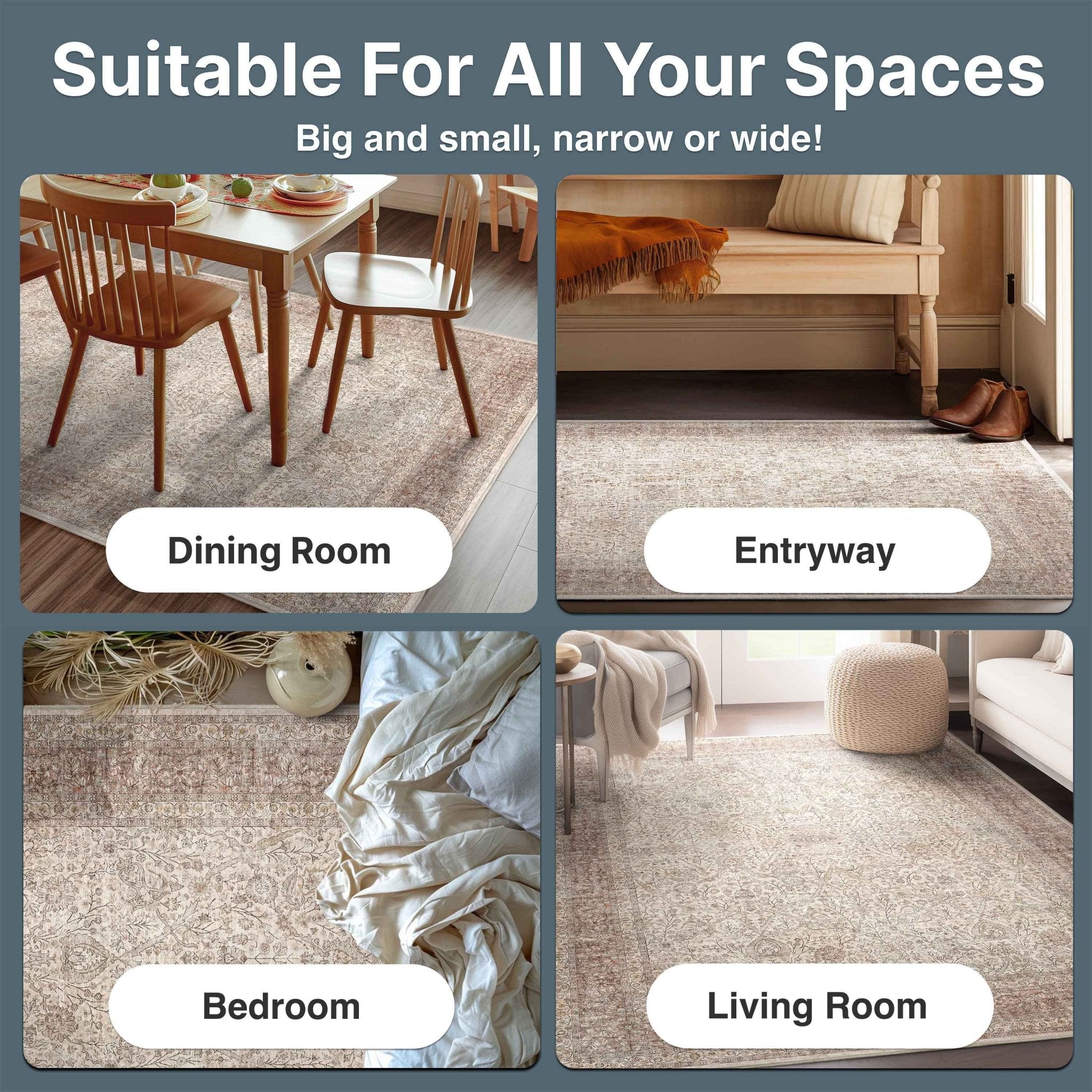 Isolde Vintage Persian Oriental Flat-Weave Rug、mySite、gigharbornorthrealestate