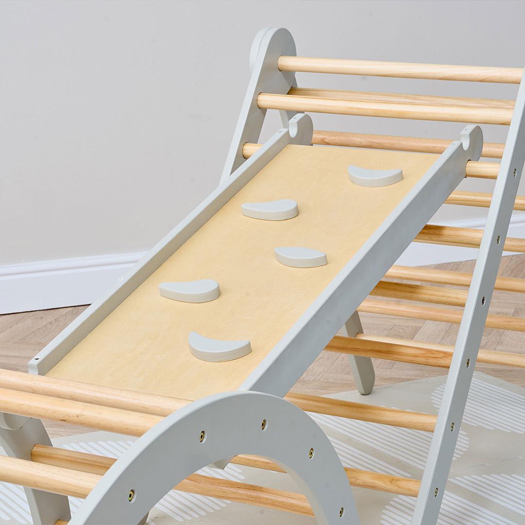  Tutti Bambini Scala Montessori 3 In 1 Pikler Climbing Frame With Climbing Wall - Mushroom、mySite、merchandisen