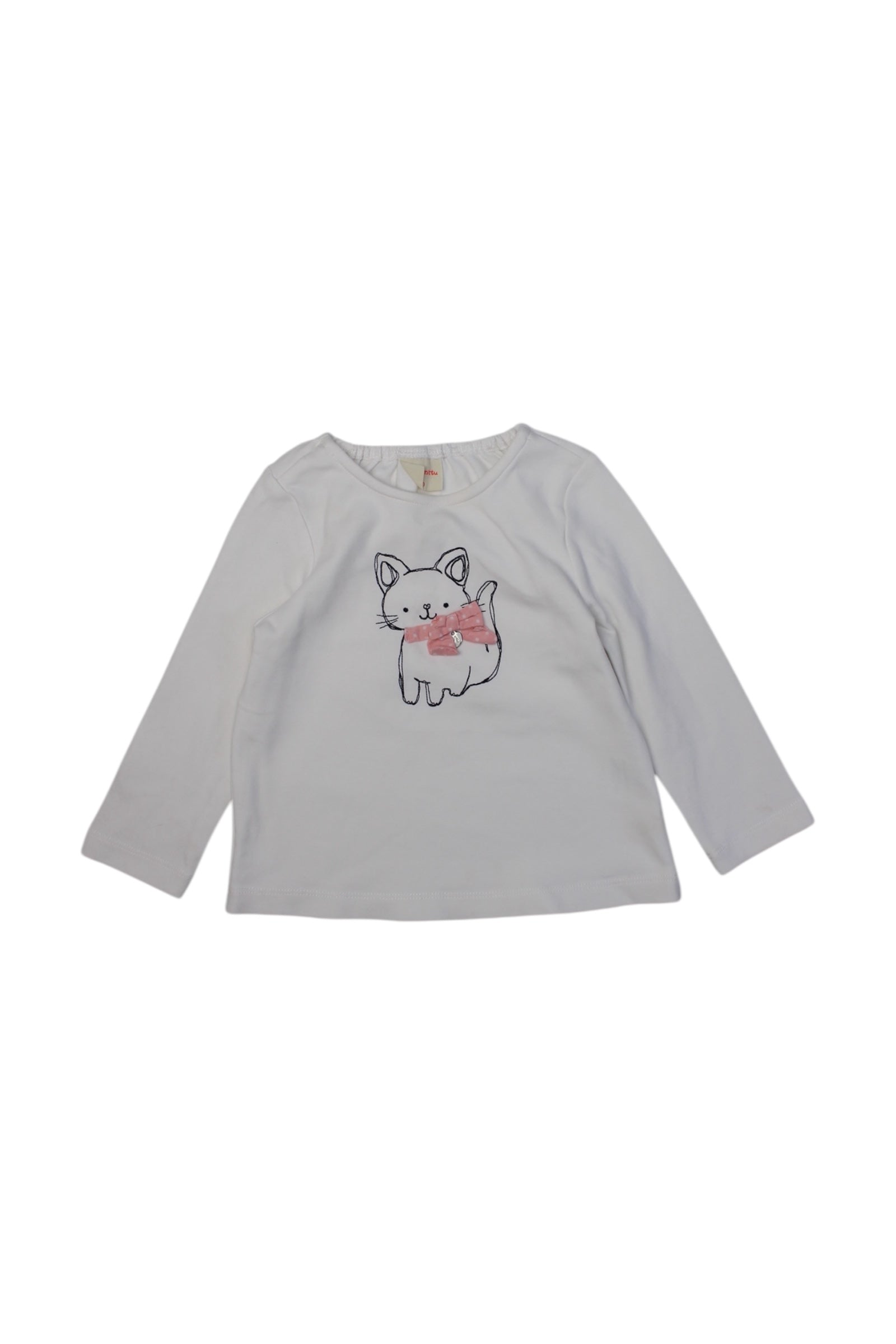 Momonittu Animal Print Long Sleeve Top 18-24M、mySite、g9winljtr