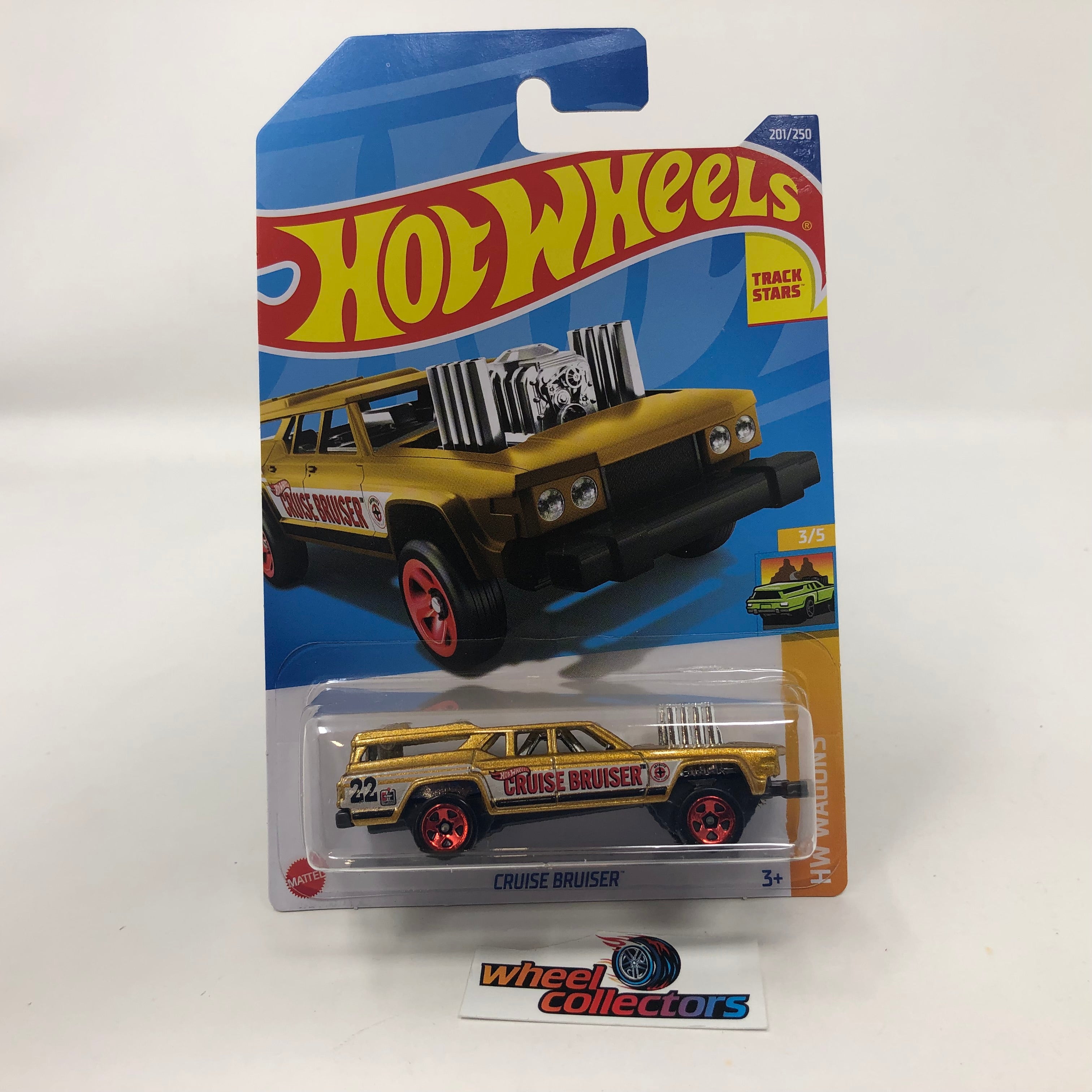 Cruise Bruiser #201 * Gold * 2022 Hot Wheels Case L、mySite、hgirdovlk