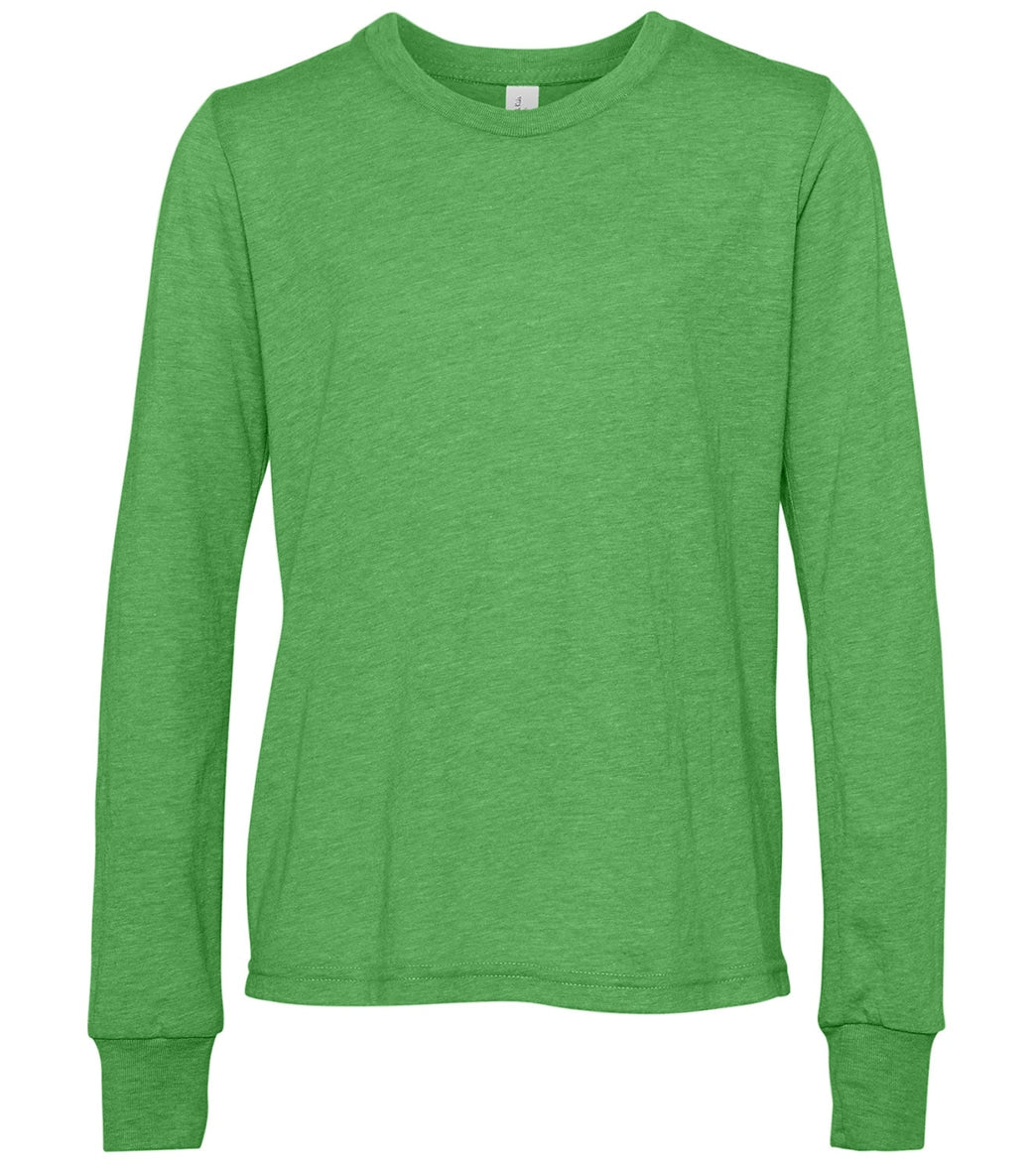 Bella + Canvas Youth Jersey Long Sleeve T-Shirt、mySite、noshort