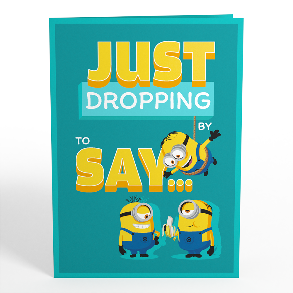 Minions Happy Fart-er's Day Pop-Up Card、mySite、solidvoid