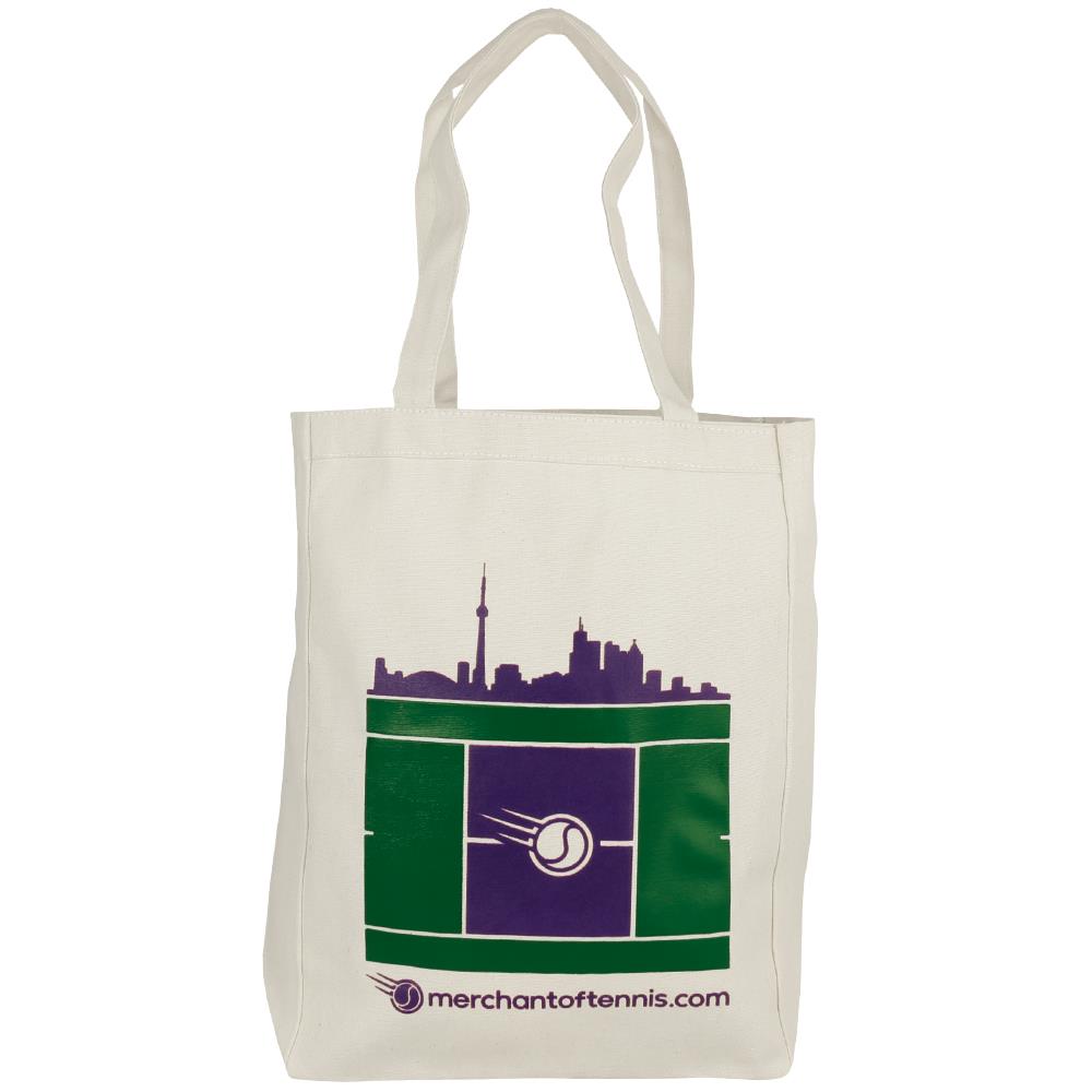 Merchant of Tennis Cityscape Tote Bag - Tan/Multi