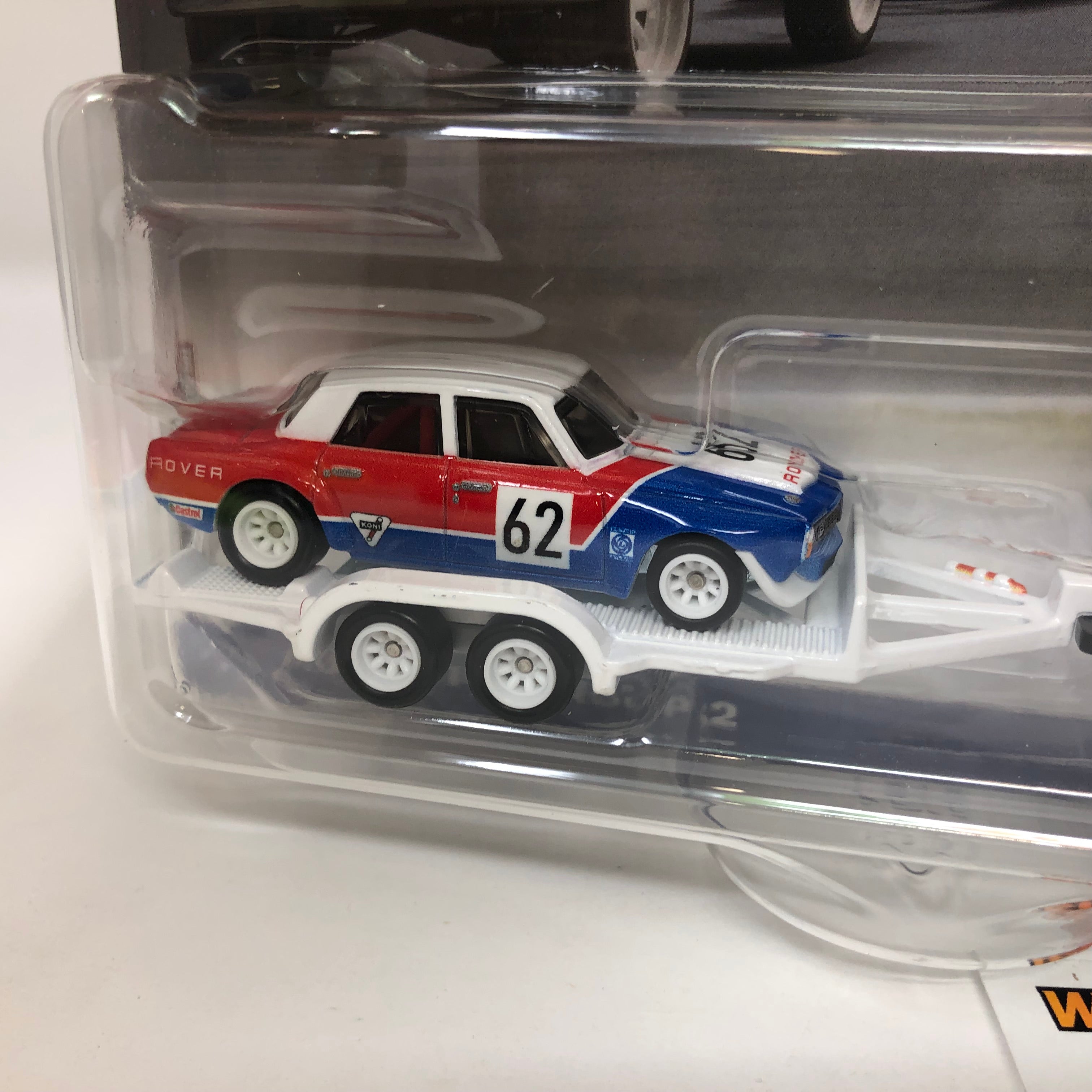 '70 Rover P6 Group 2 & Hauler * 2023 Hot Wheels Team Transport Car Culture Case U、mySite、hgirdovlk