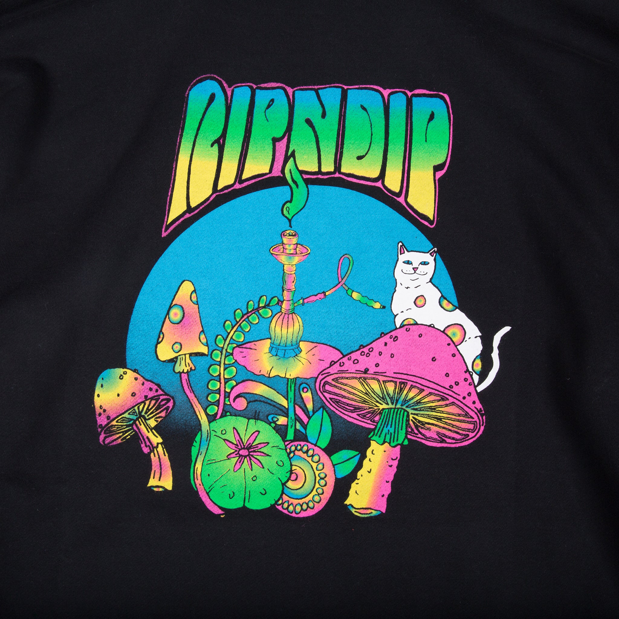  Psychedelic Hoodie (Black)、mySite、merchandisen