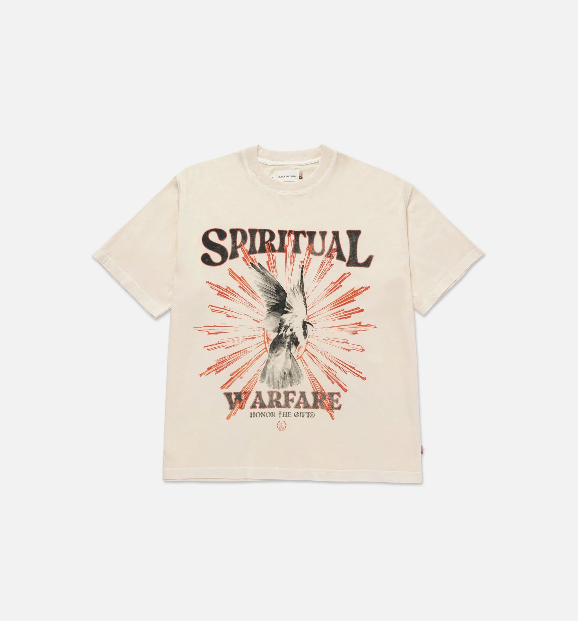 Spiritual Warfare Mens Short Sleeve Shirt - Bone、mySite、dreamappss