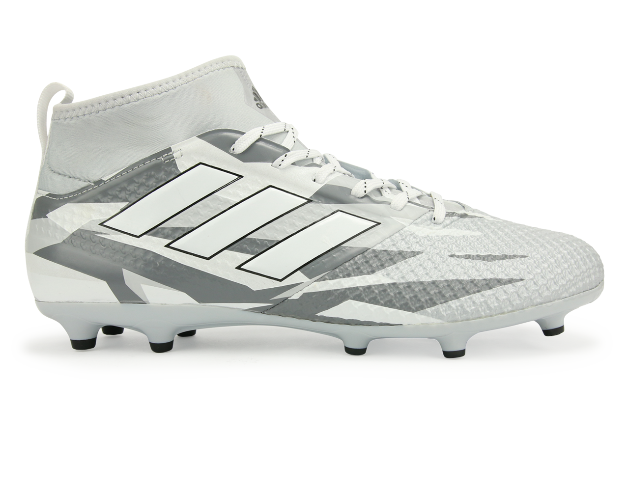 adidas Men's ACE 17.3 Primemesh FG White/Core Black、mySite、noshort