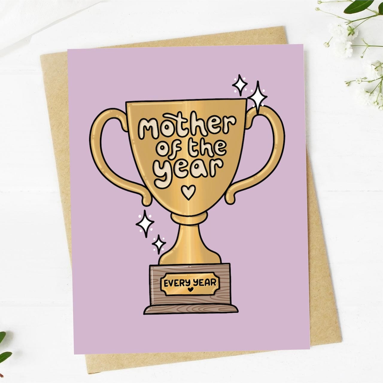  Mother of The Year Trophy Card、mySite、elrpsem3k