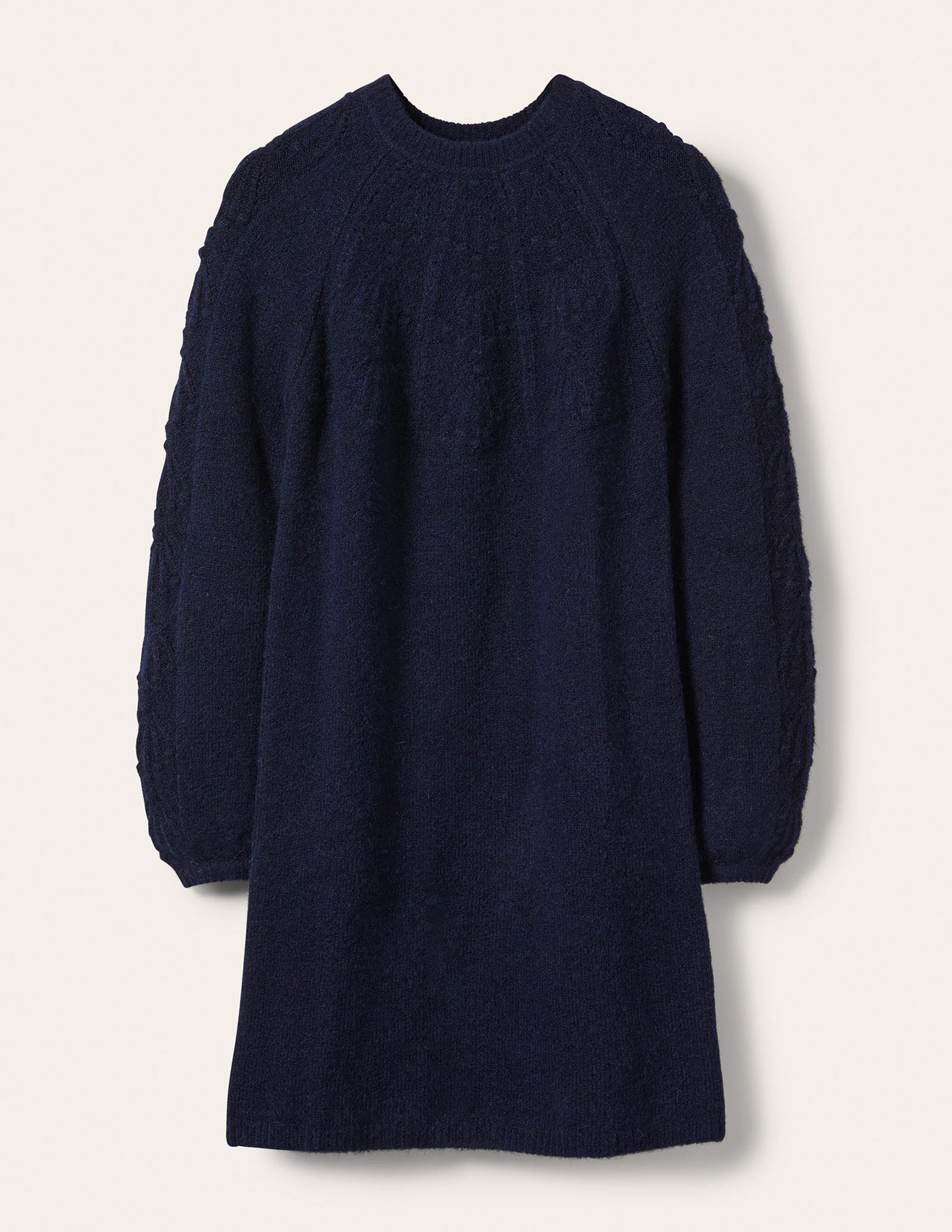  Cable Knitted Dress-Navy、mySite、ashleygrahame