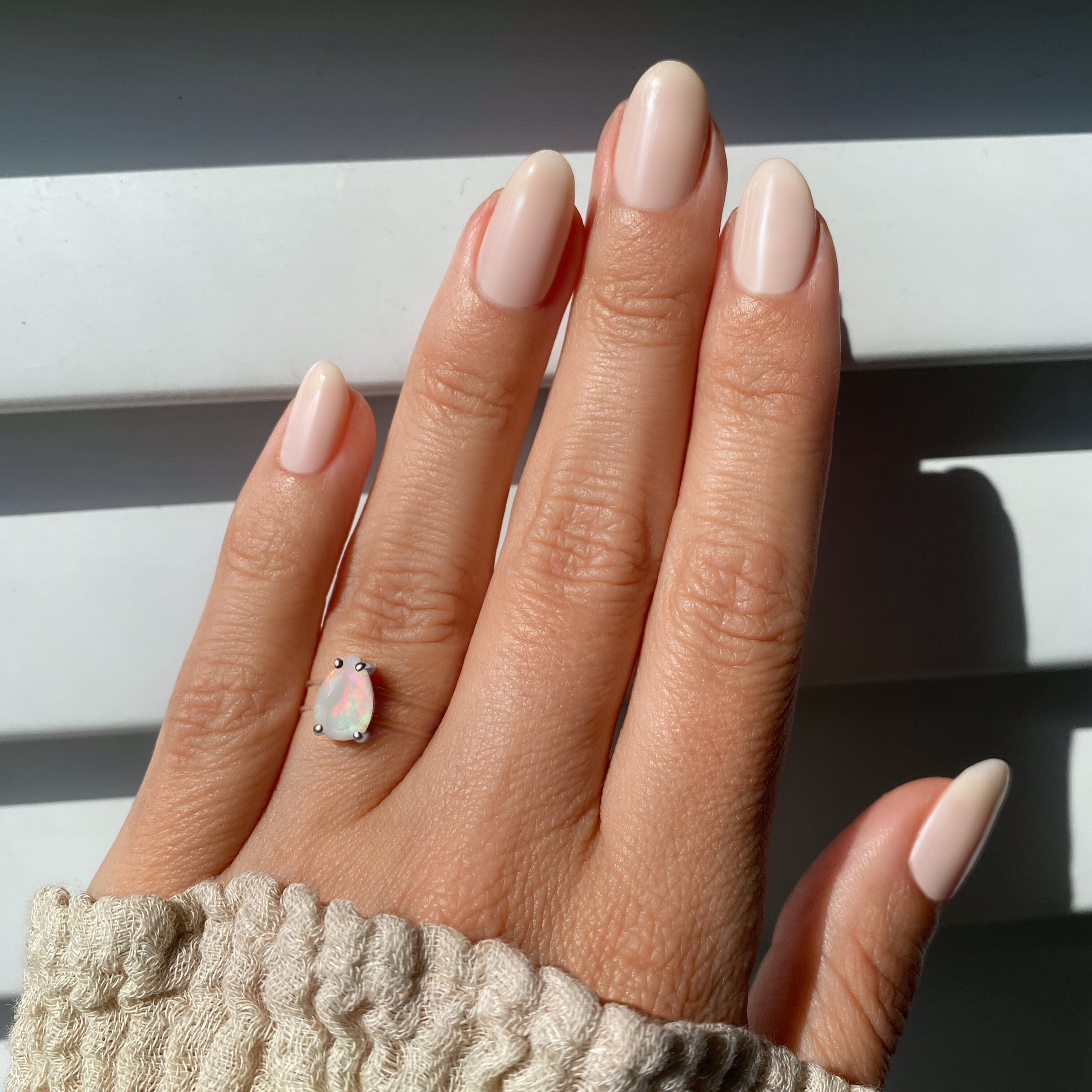 Opal Ring Floating Sway - October Birthstone、mySite、hinf8tx79