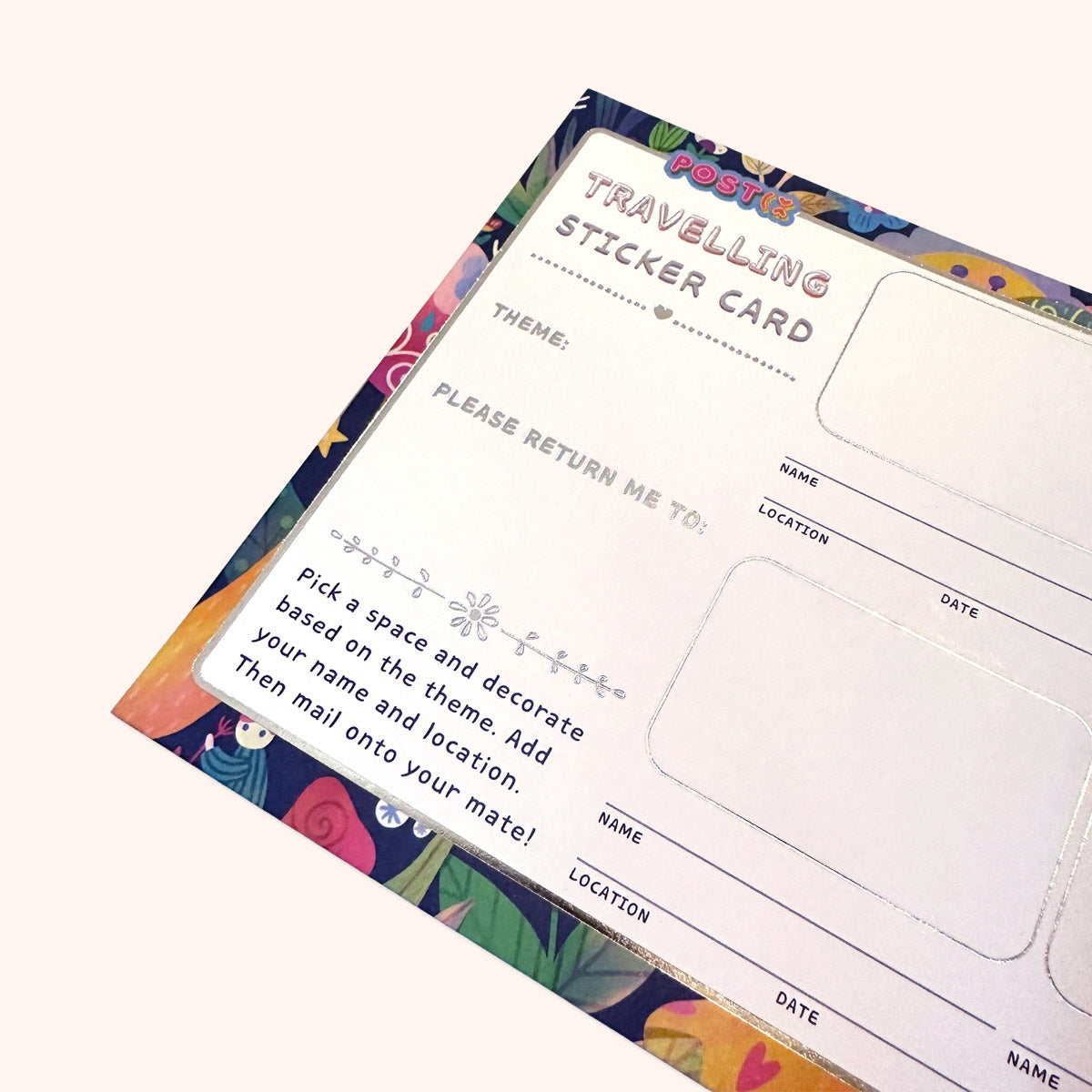  Magic Garden Traveling Sticker Card 5 Pack、mySite、ghnorth