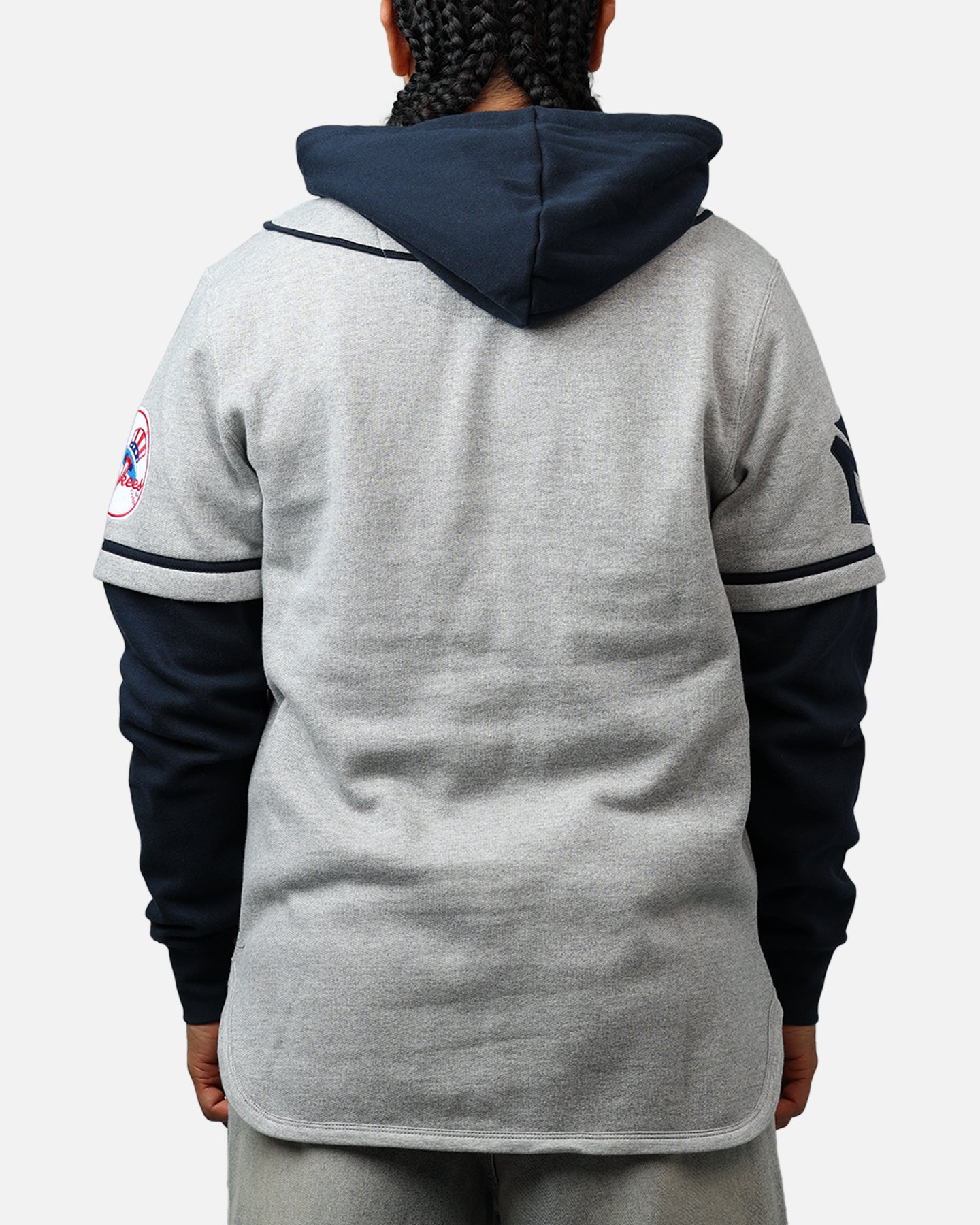 47 Brand New York Yankees Game Hoodie Grey/Navy、mySite、zt4zffjzw