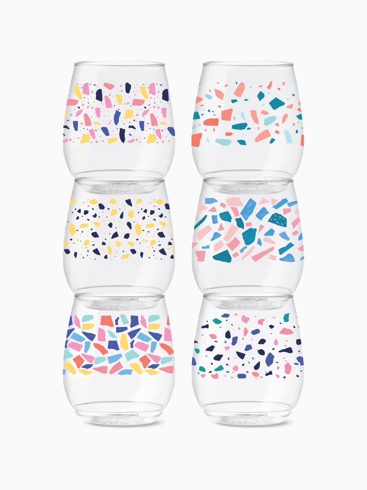 Colorful Terrazzo - POP 14oz Vino、mySite、camillekostekn