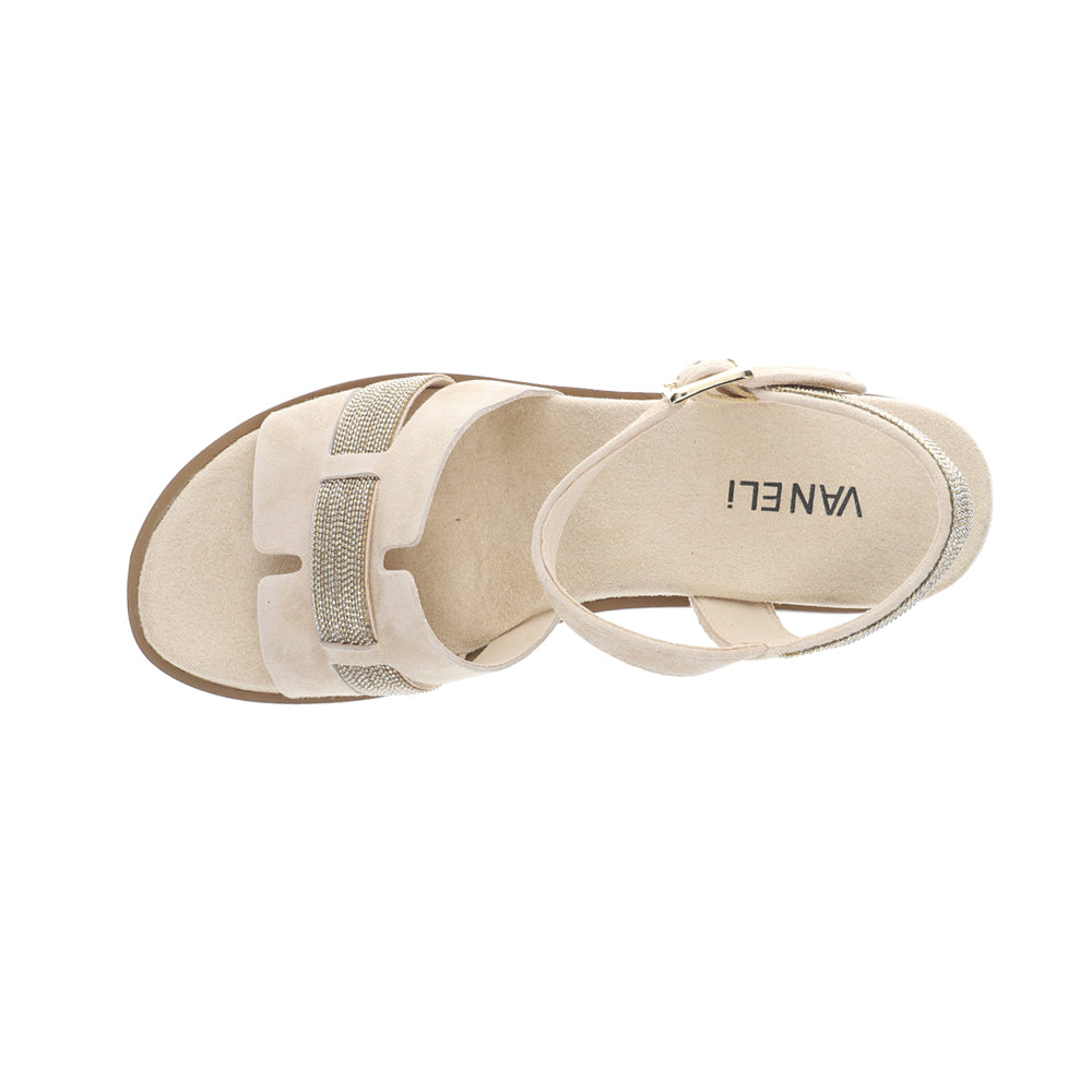 Caitlin Ankle Strap Wedge Sandals、mySite、gtrtttuynbv