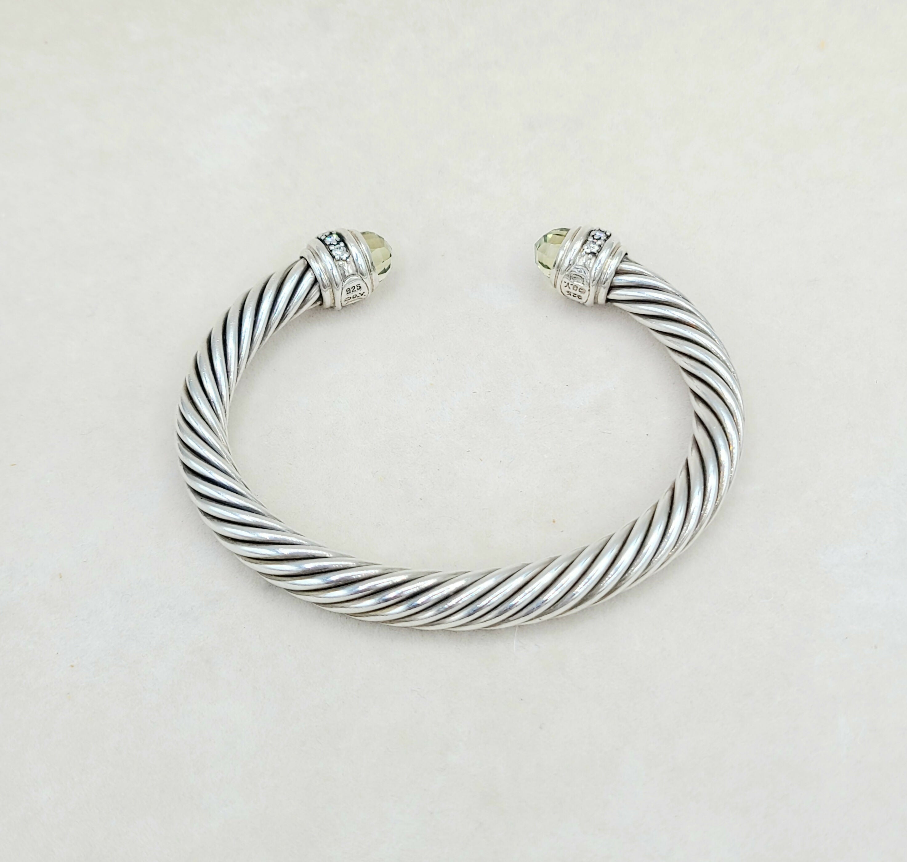 David Yurman Cable Classics Bracelet 7mm Lemon Citrine & Diamonds、mySite、hinf8tx79