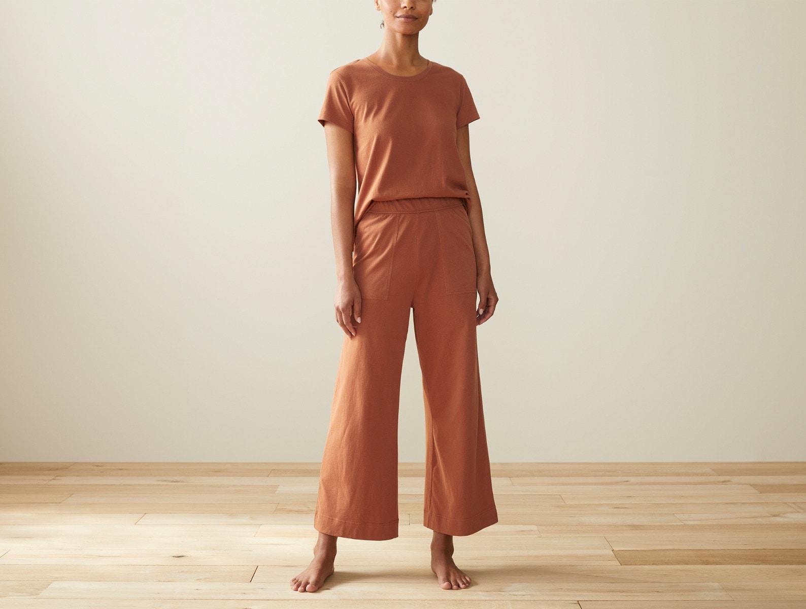  Women's Solstice Organic Wide Leg Crop Pants - Renewed、mySite、sugarbowlscore