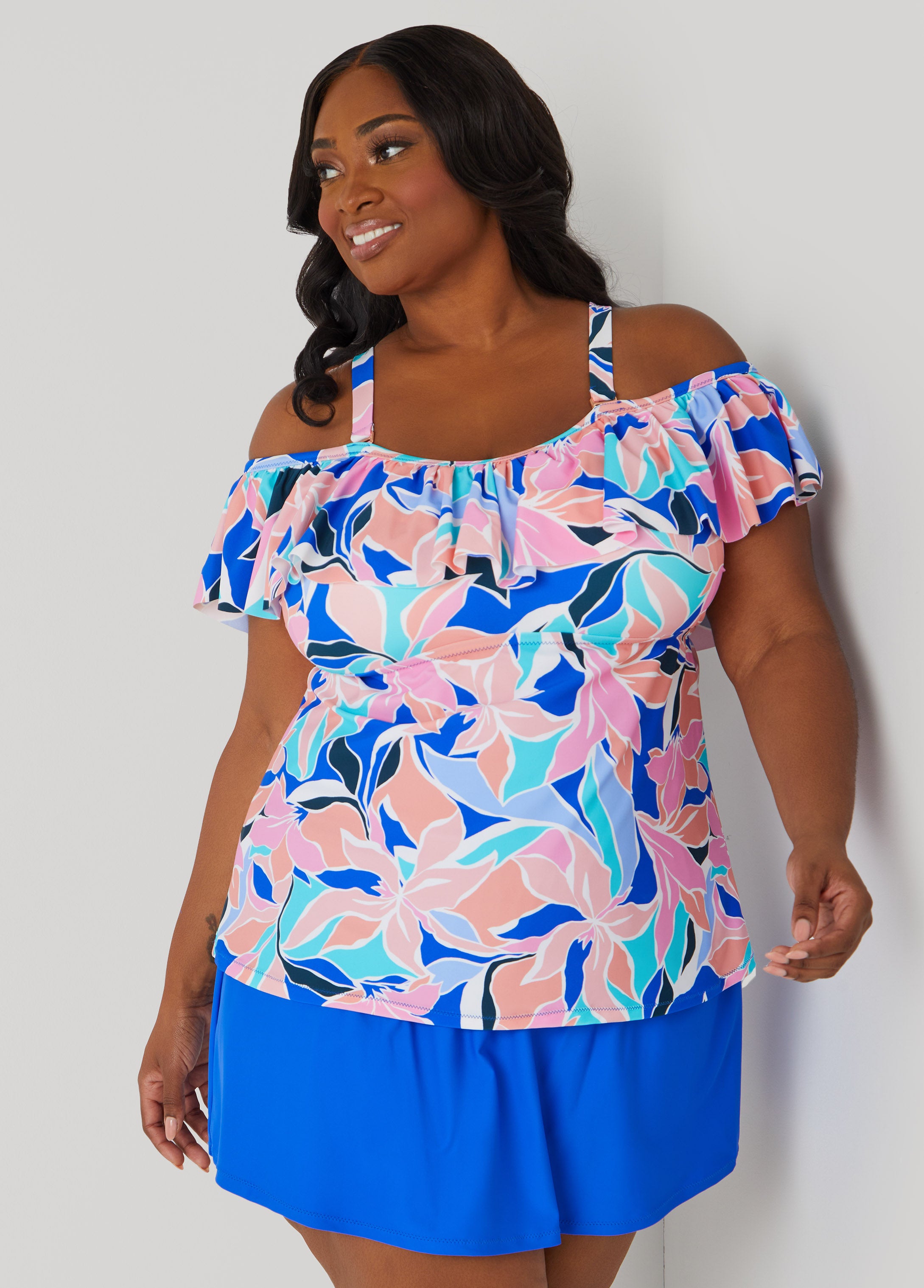 Raisins Curve Tortuga Floral Top、mySite、bengalsvssteelers