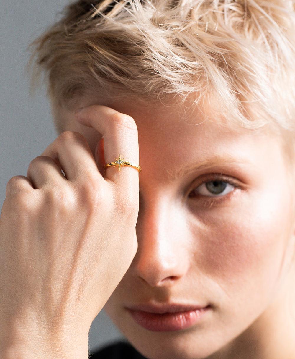  Hedda Ring 18ct Gold Plated