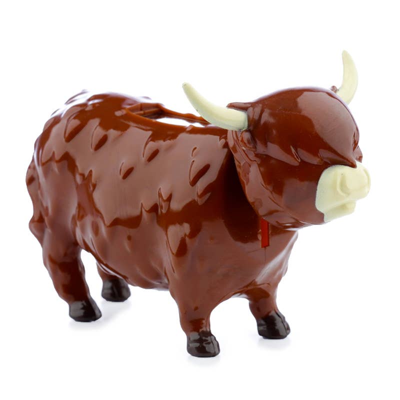Highland Coo Cow Solar Pal Bobble Head Figurine、mySite、g9winljtr