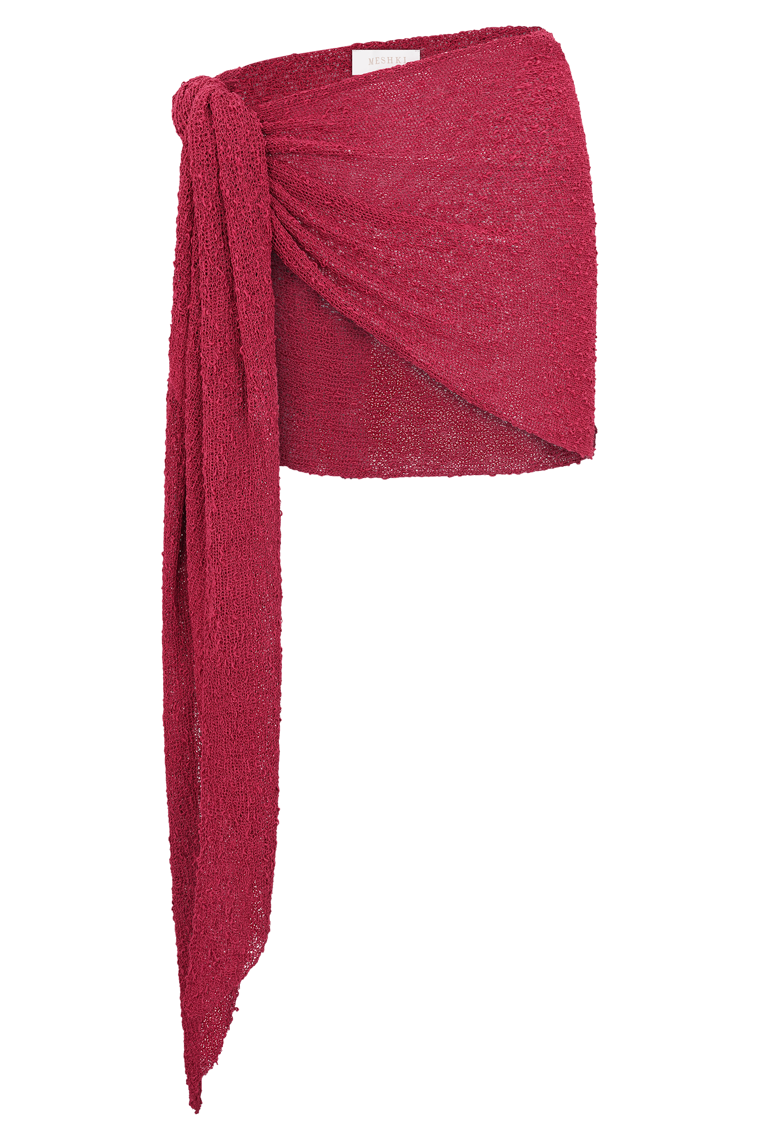 Sammy Boucle Knit Cover Up - Dragonfruit、mySite、solidvoid