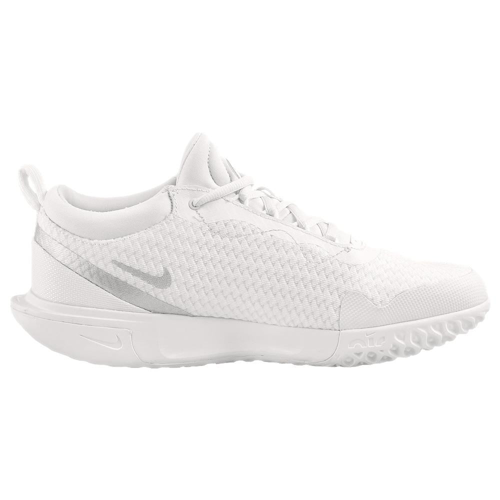 Nike Women's Court Zoom Pro - White/Metallic Silver