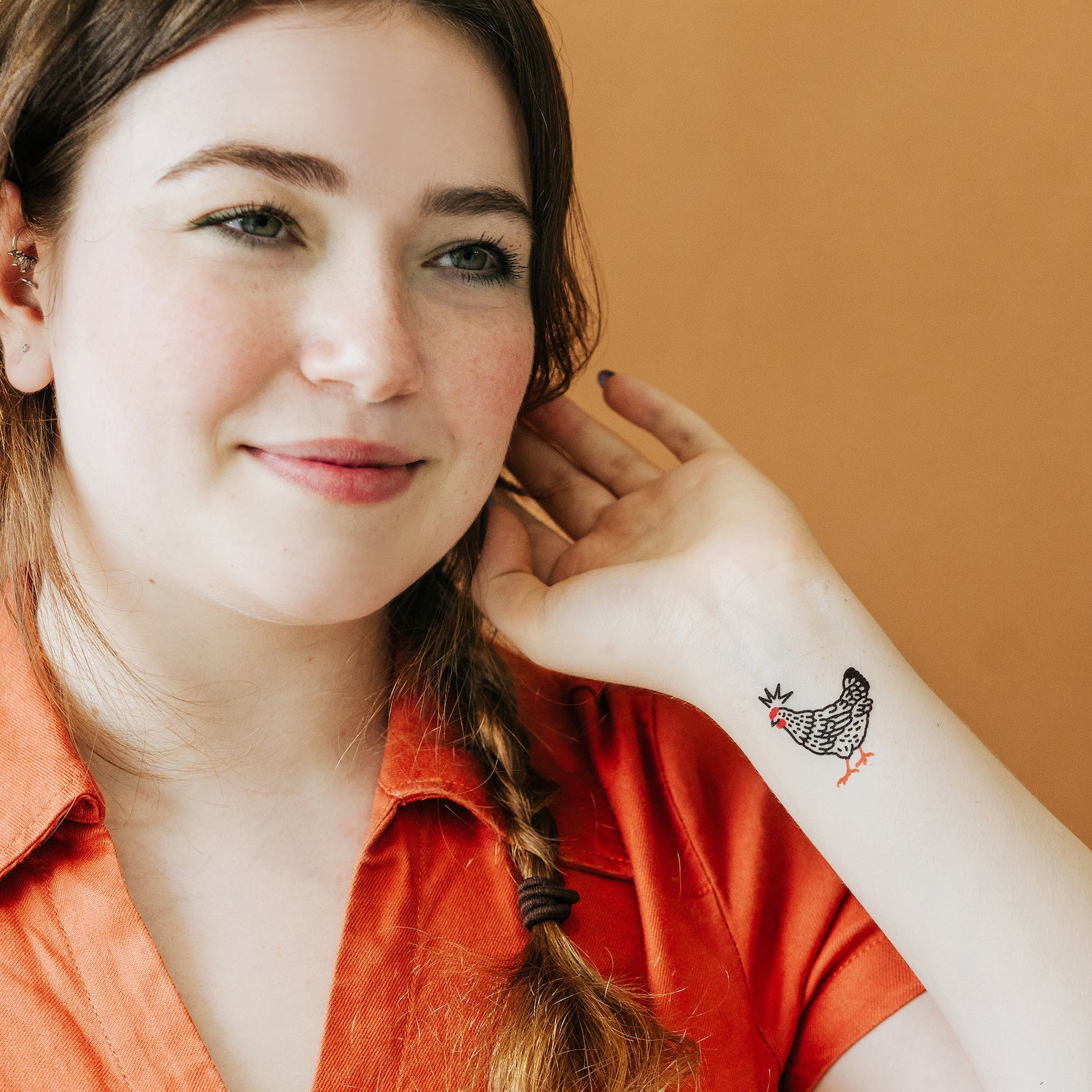 Chicken Tattly Temporary Tattoos、mySite、ghnorth