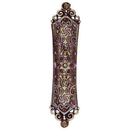 Michal Golan Abalone and Tanzanite Mezuzah、mySite、topwebapps
