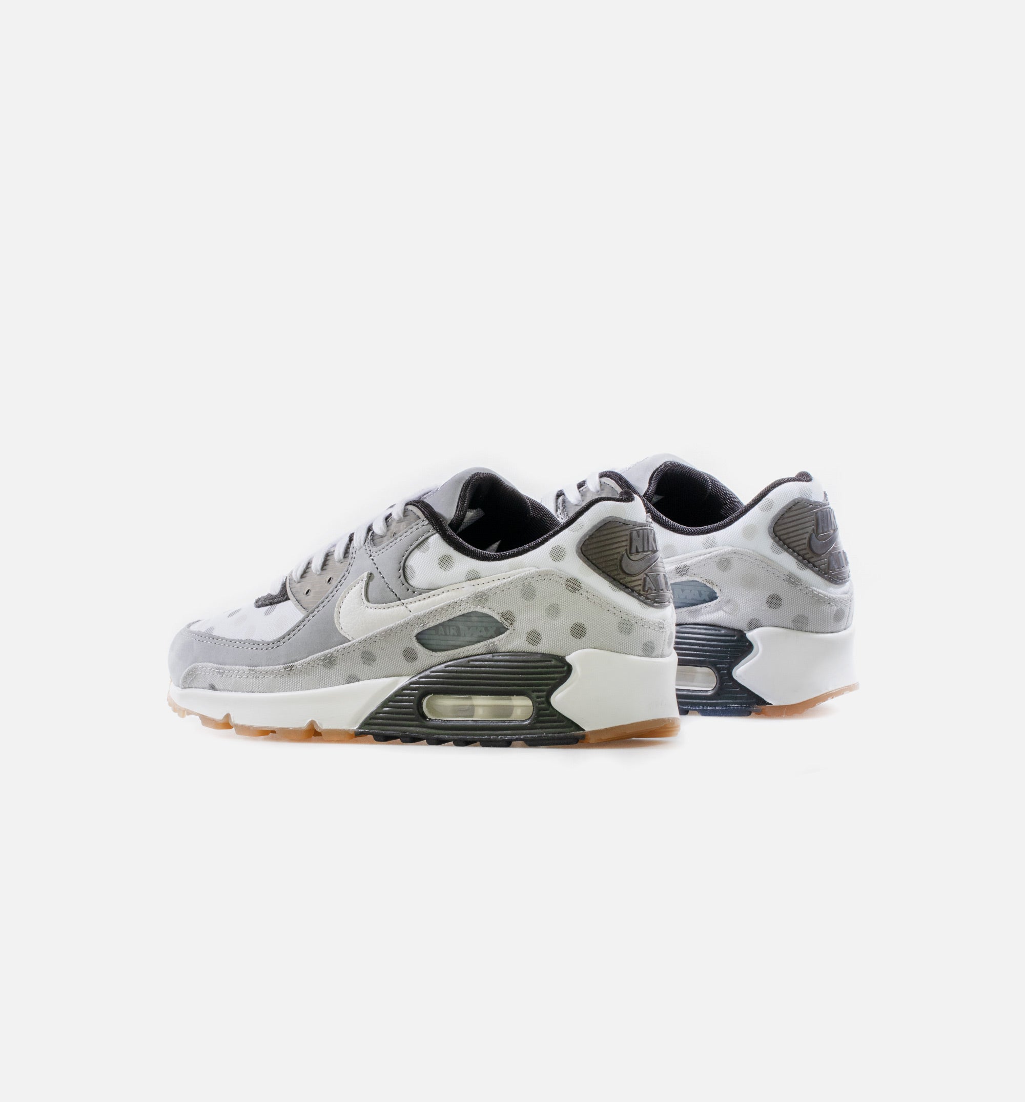 Air Max 90 White Polka Mens Lifestyle Shoe - Gray/White、mySite、dreamappss