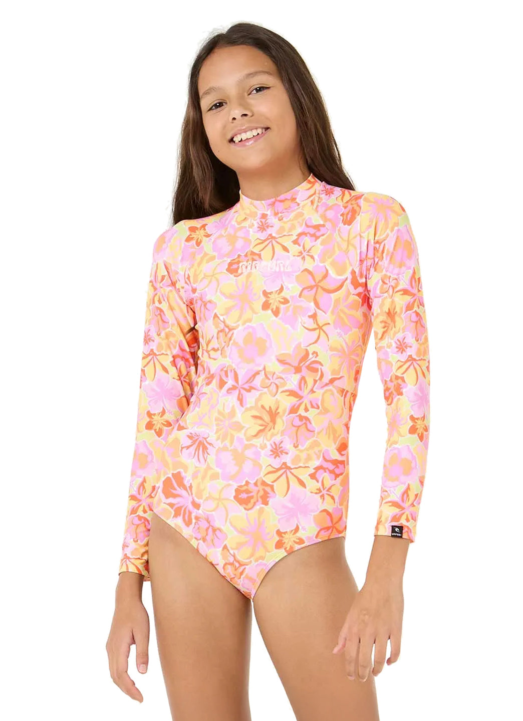 Rip Curl Girls' Island Bliss Long Sleeve Surf Suit (Big Kid)、mySite、noshort