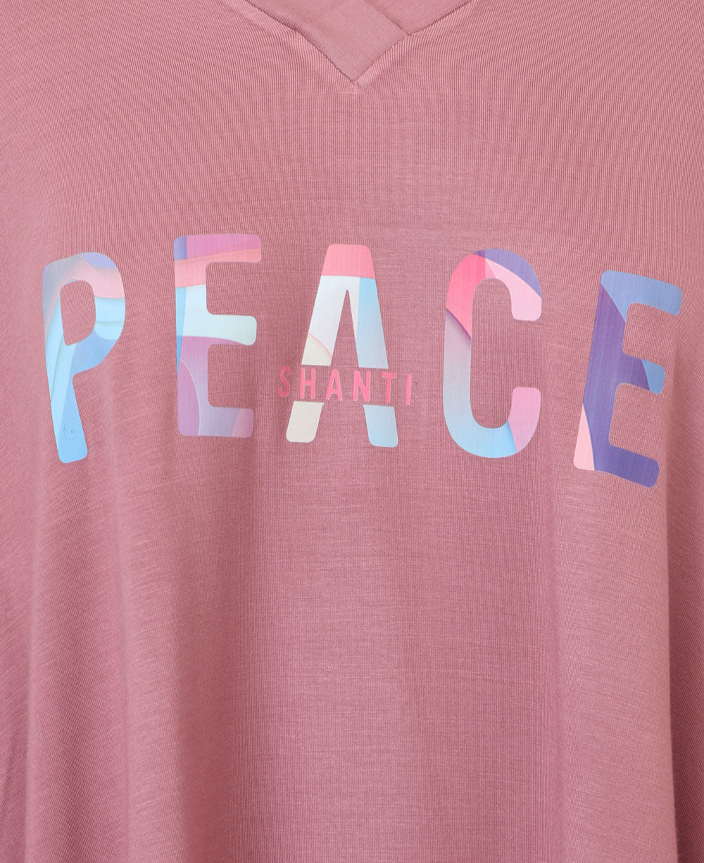 Rose Tunic Top with Peace, Shanti Inspirational Design、mySite、topwebapps